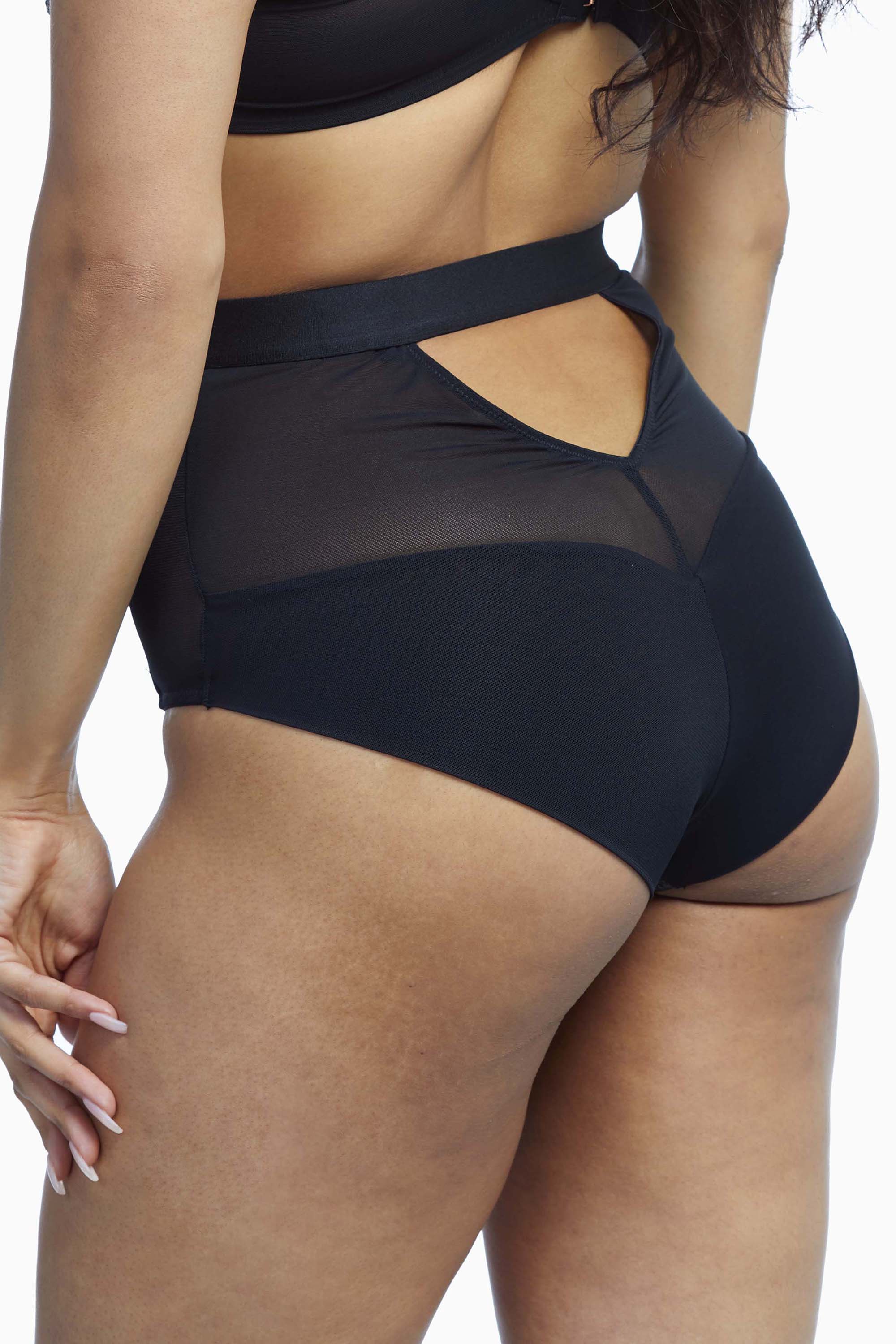 Harnessed High Waist Brief Black - Image 6