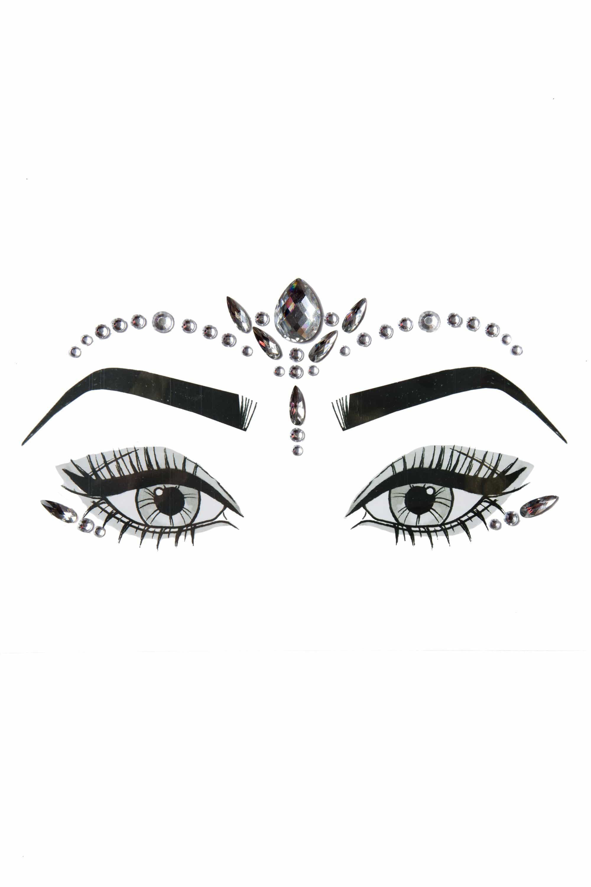 Silver Face Jewels