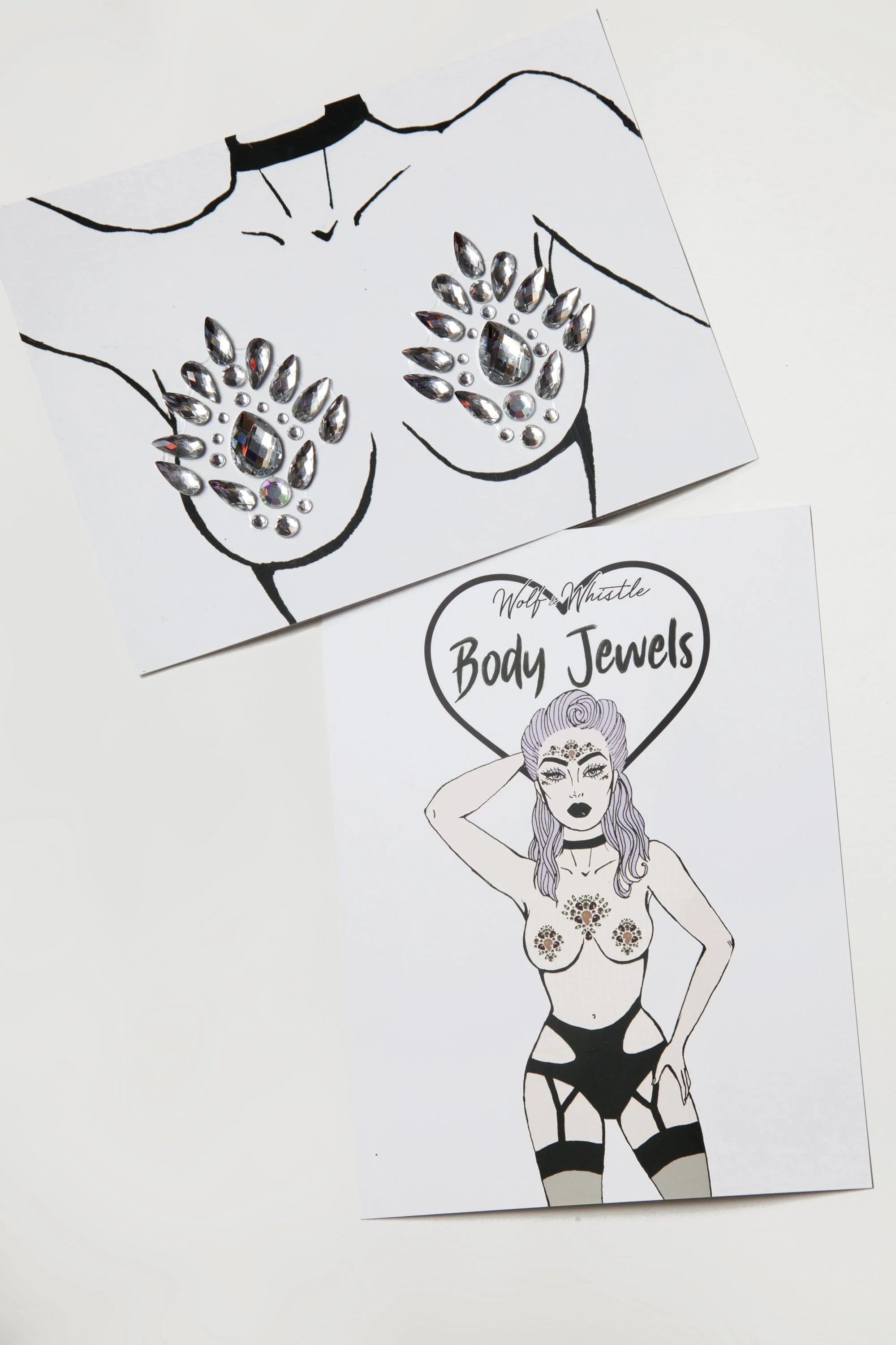 Silver Nipple Body Jewels - Image 2