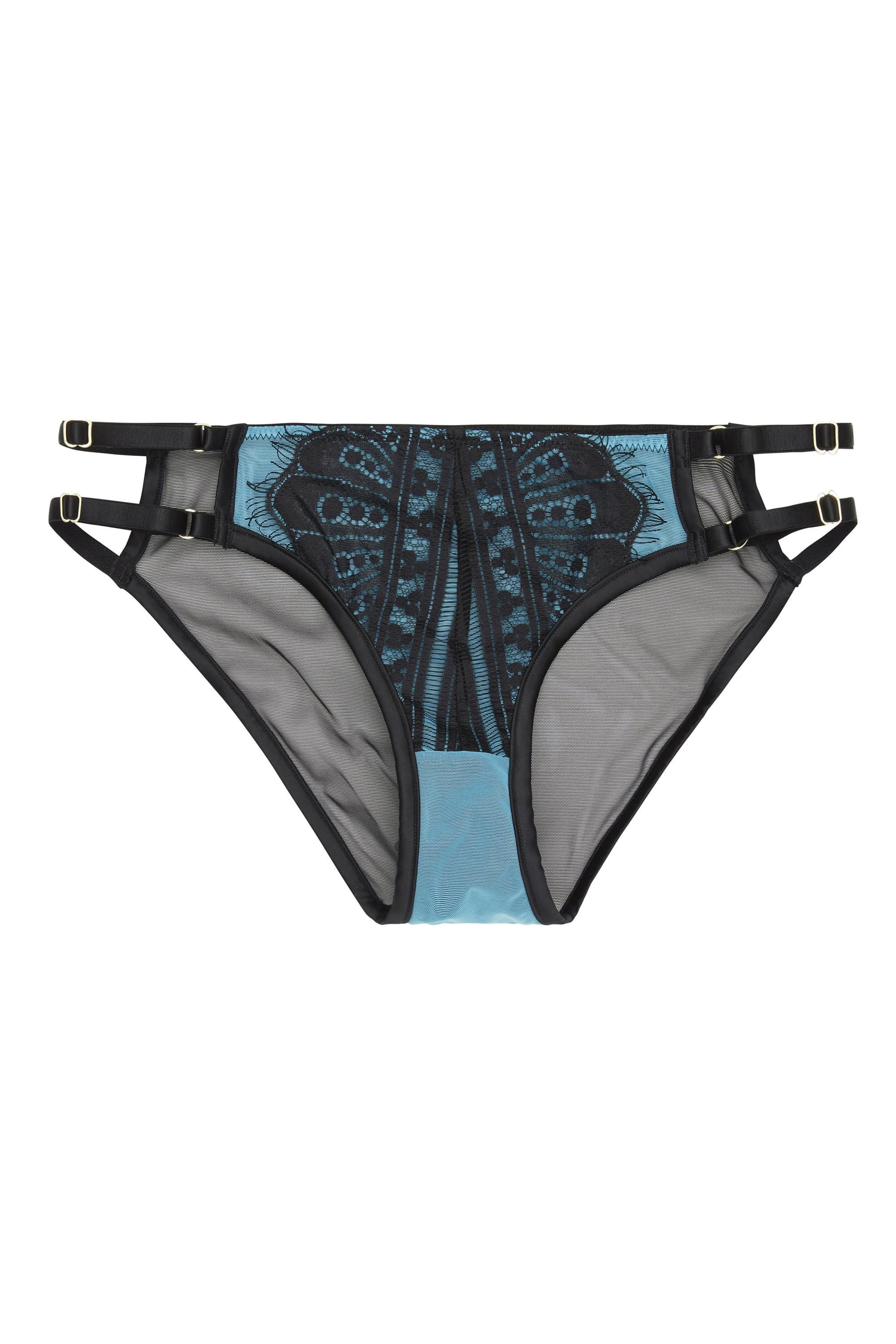 Sky Lace Harness Brief Curve