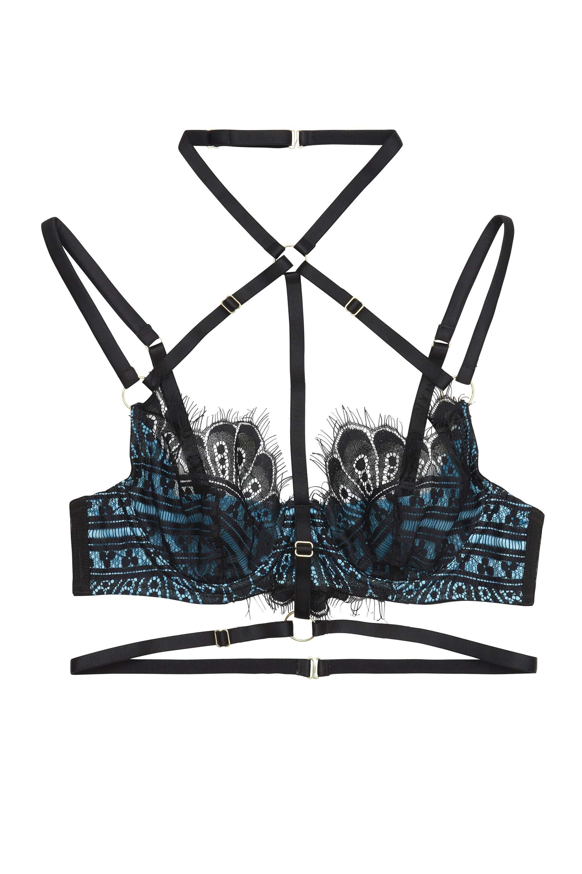 Sky Quarter Cup Lace Harness Bra Curve - Image 2