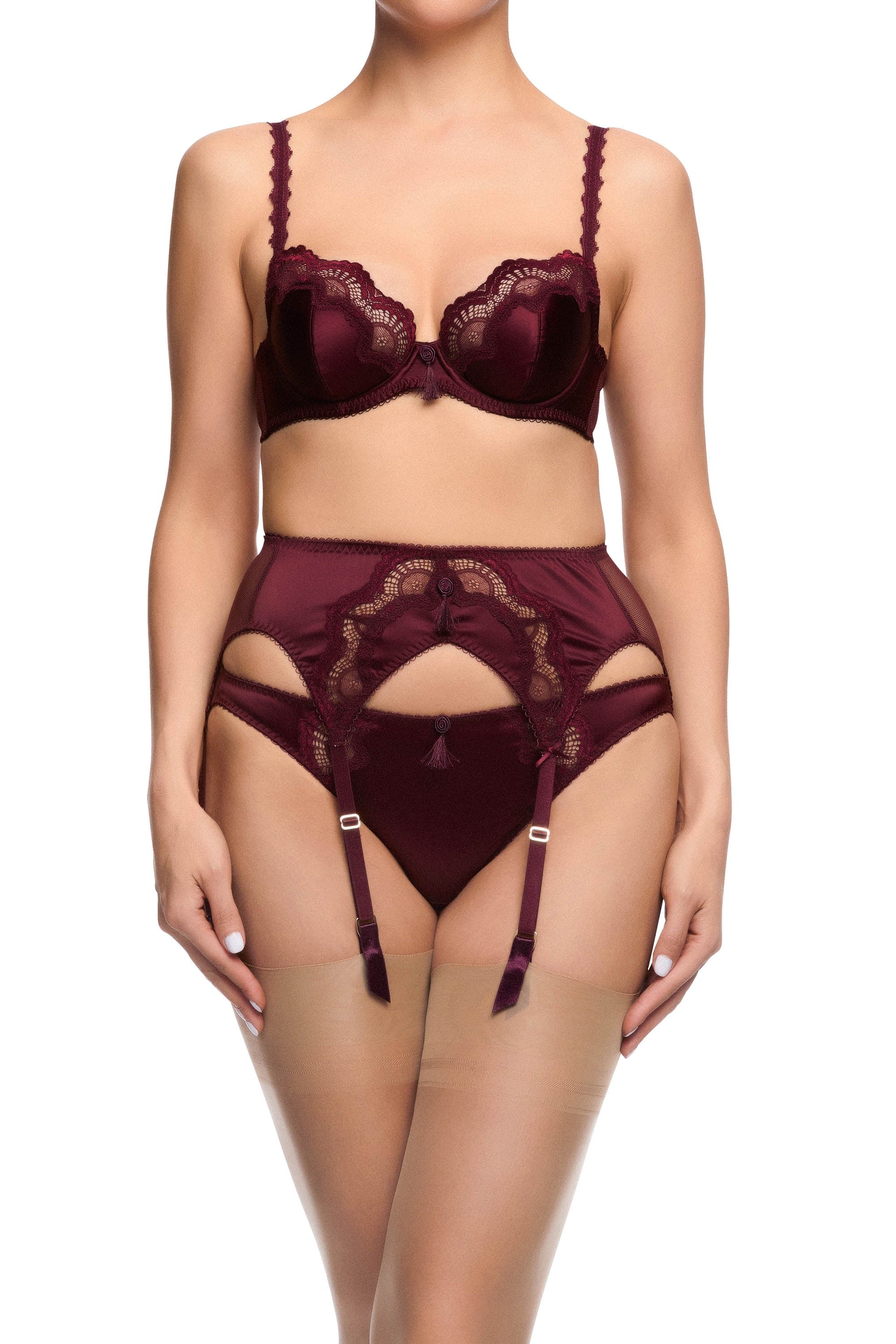 Star Lift Plum Suspender - Image 2