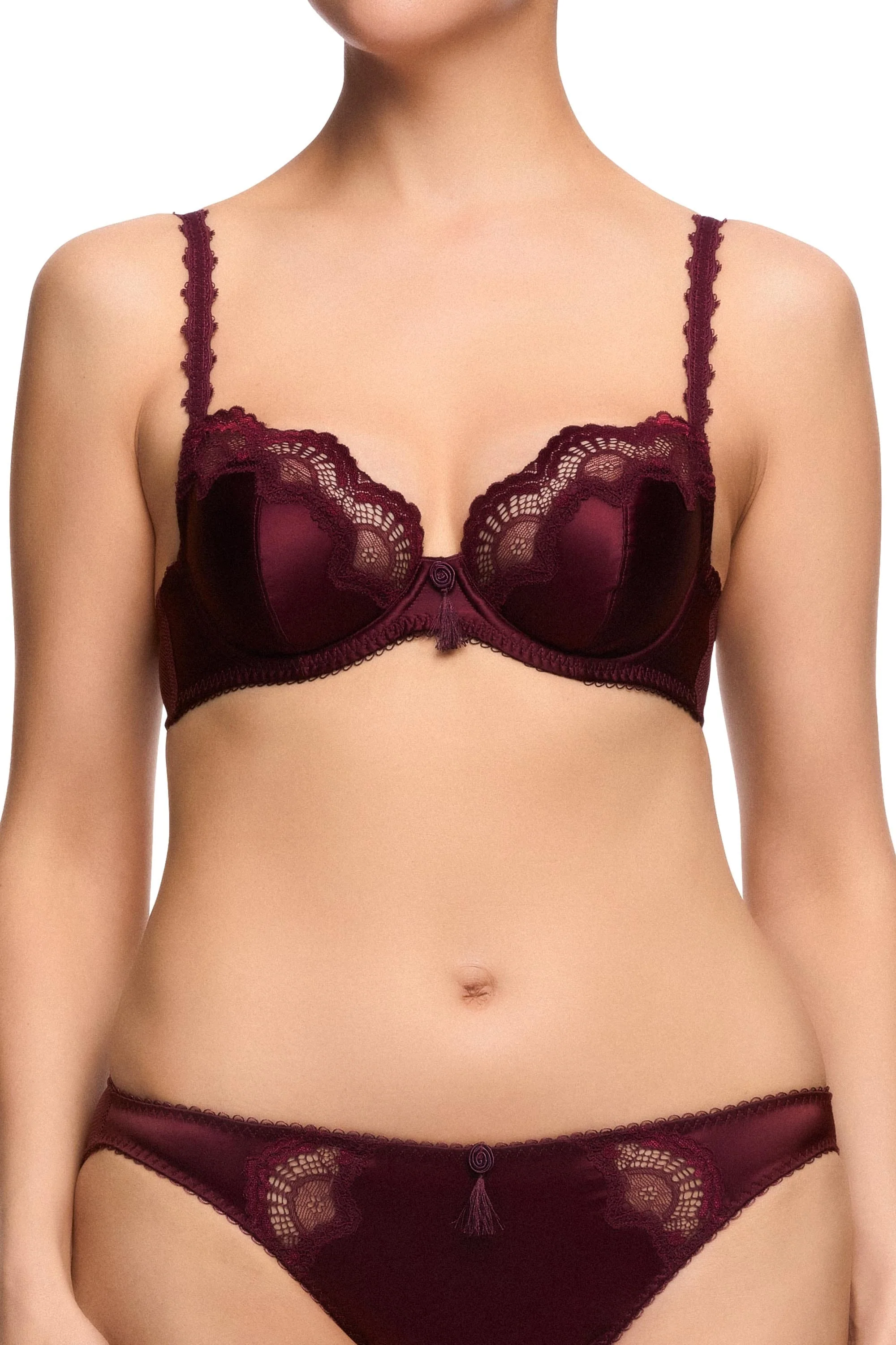 Star Lift Plum Underwire Balconette Bra - Image 2