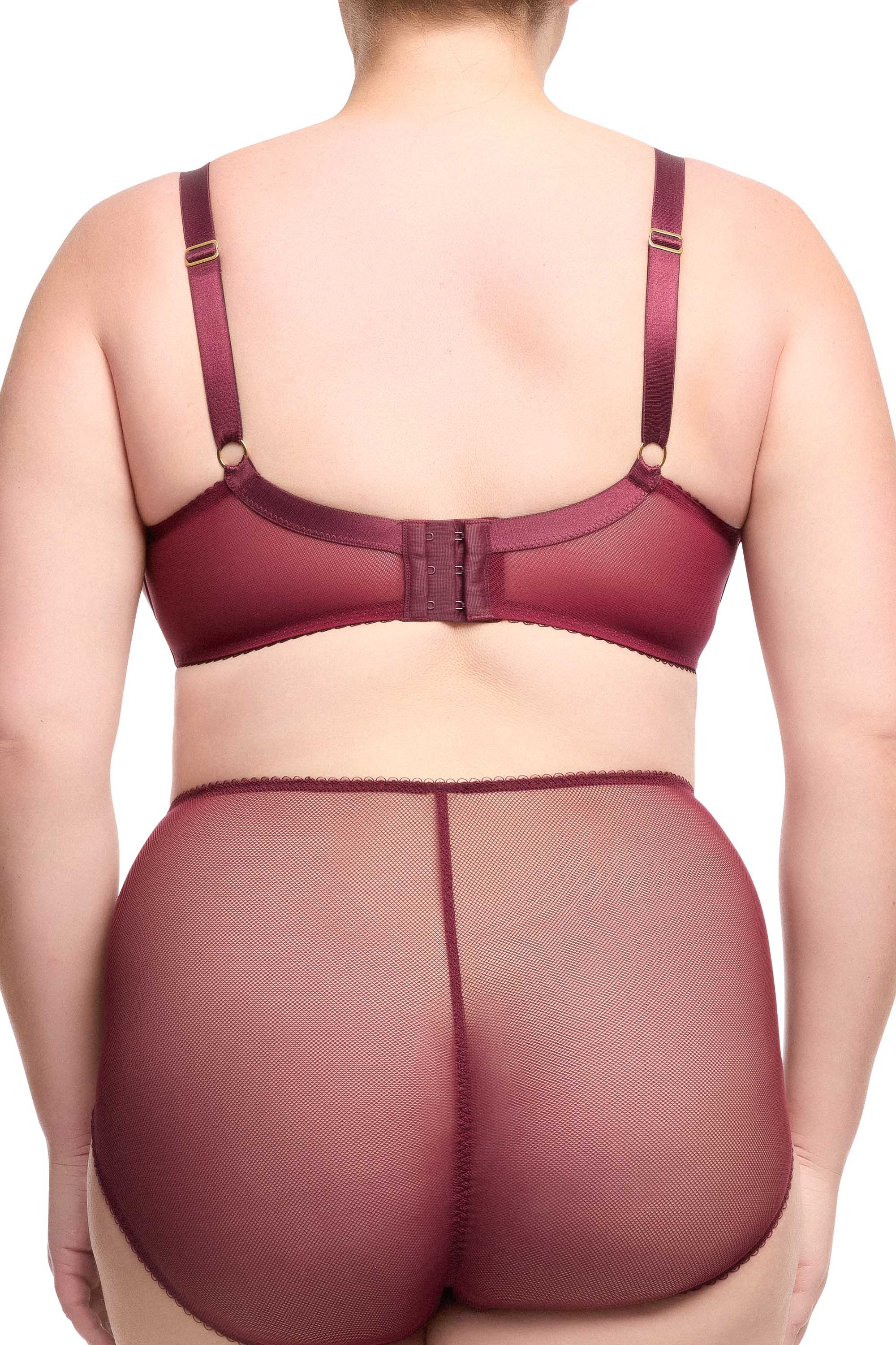 Star Lift Plum Underwire Balconette Curve Bra - Image 4