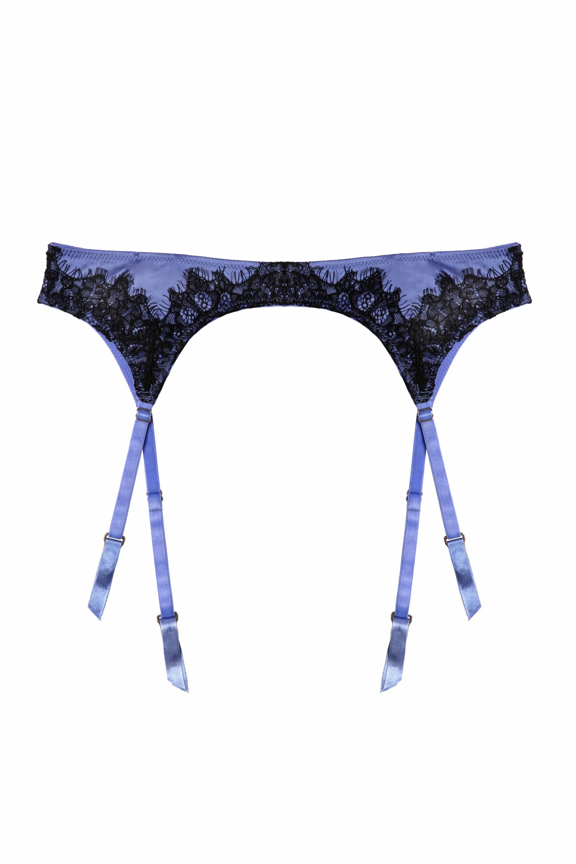 Stevie Lilac and Black Lace Suspender - Image 5
