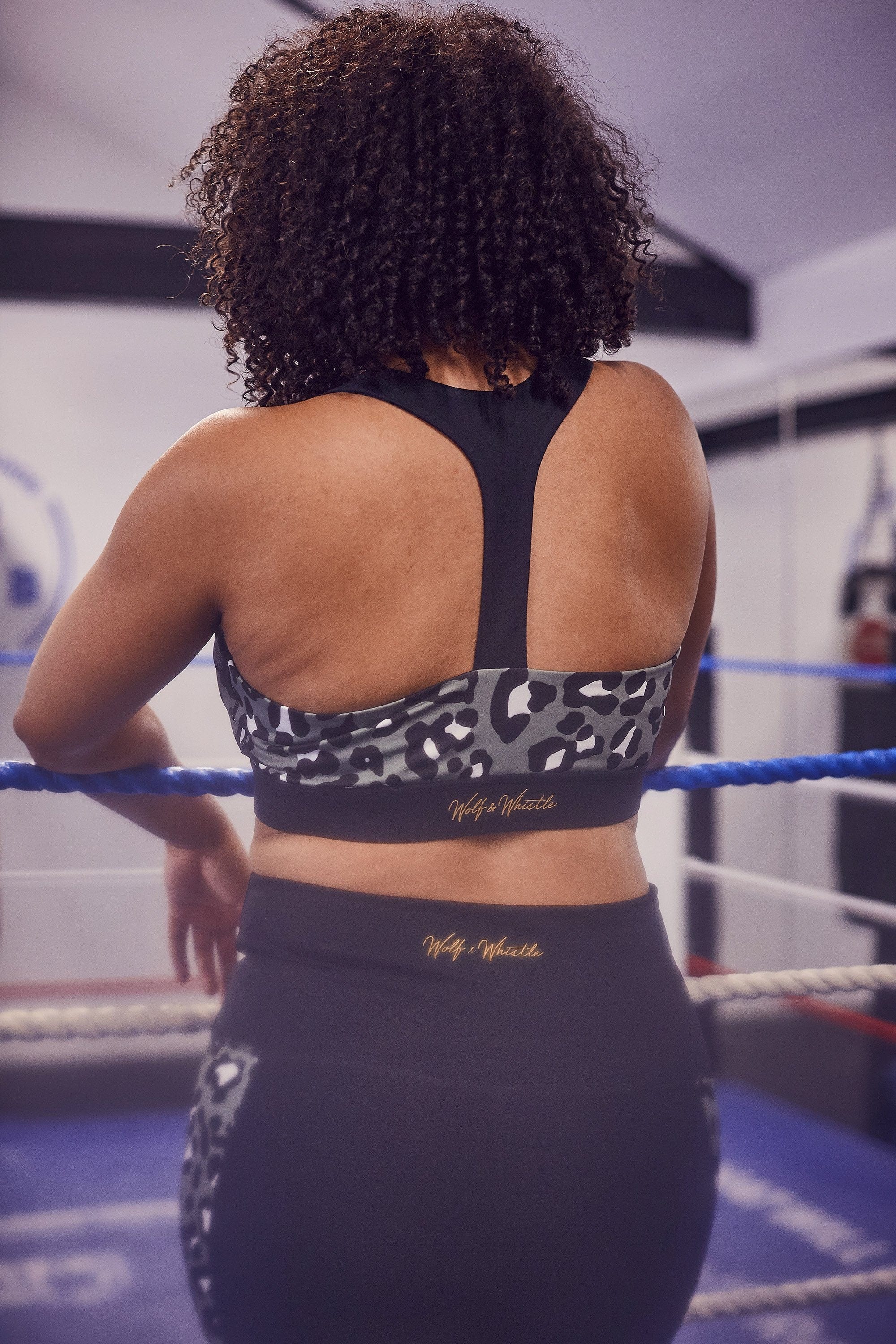 T Back Bra Leopard Curve - Image 2