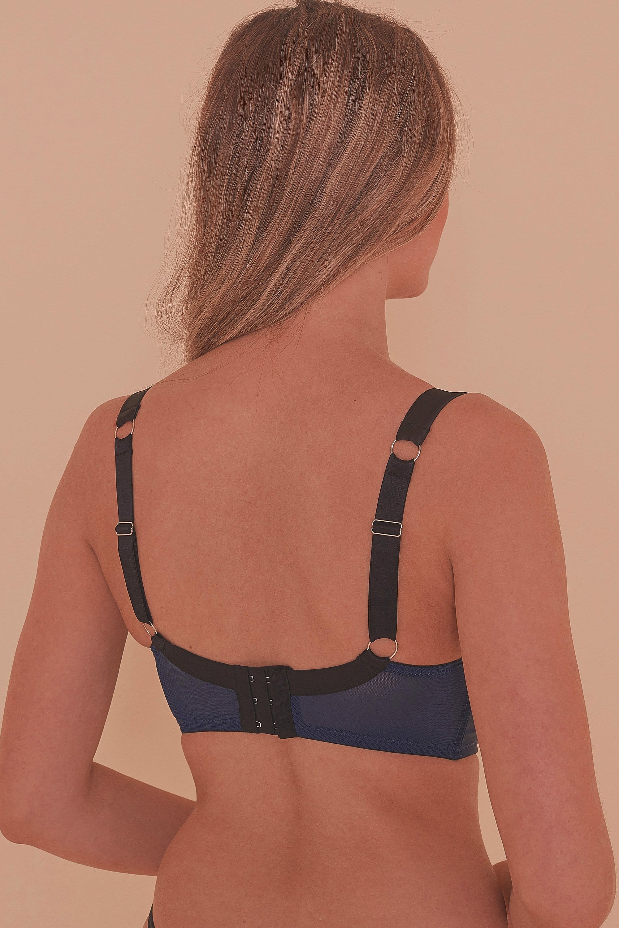 Tabitha Blue Embroidery Full Bust Bra DD/E - K - Image 4