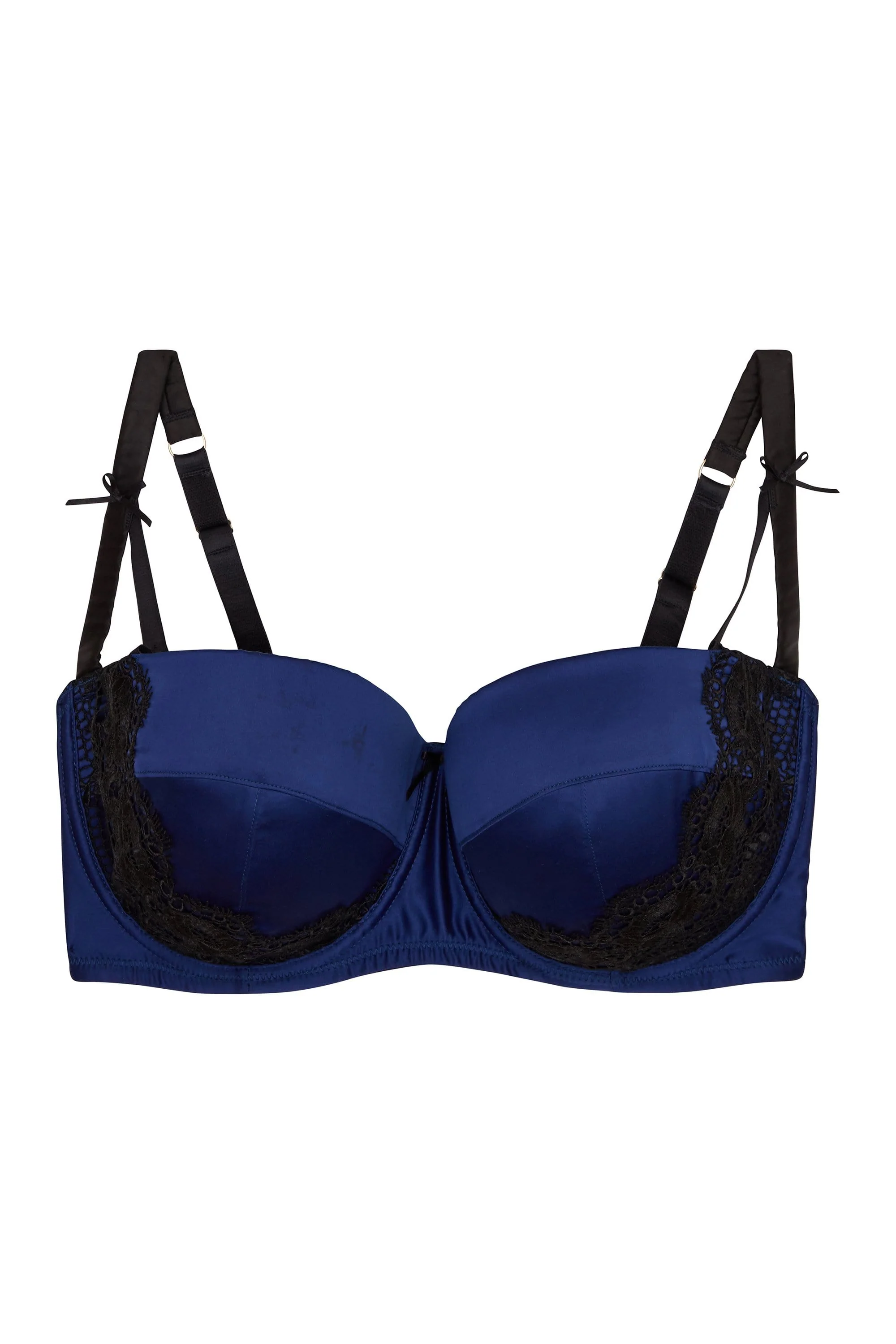 Tabitha Blue Embroidery Full Bust Bra DD/E - K - Image 5