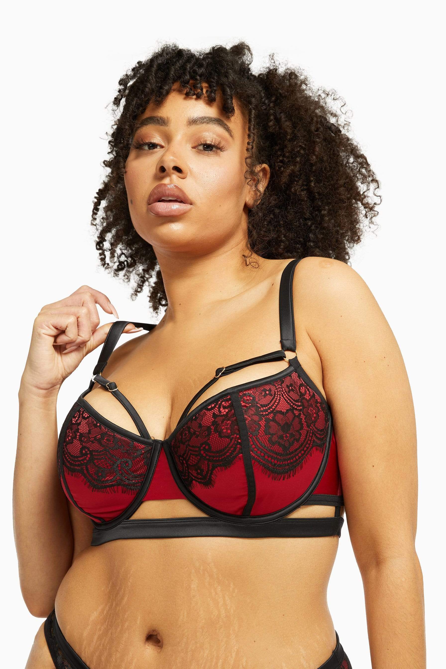 Tasmin Ruby Lace Bra - Image 9