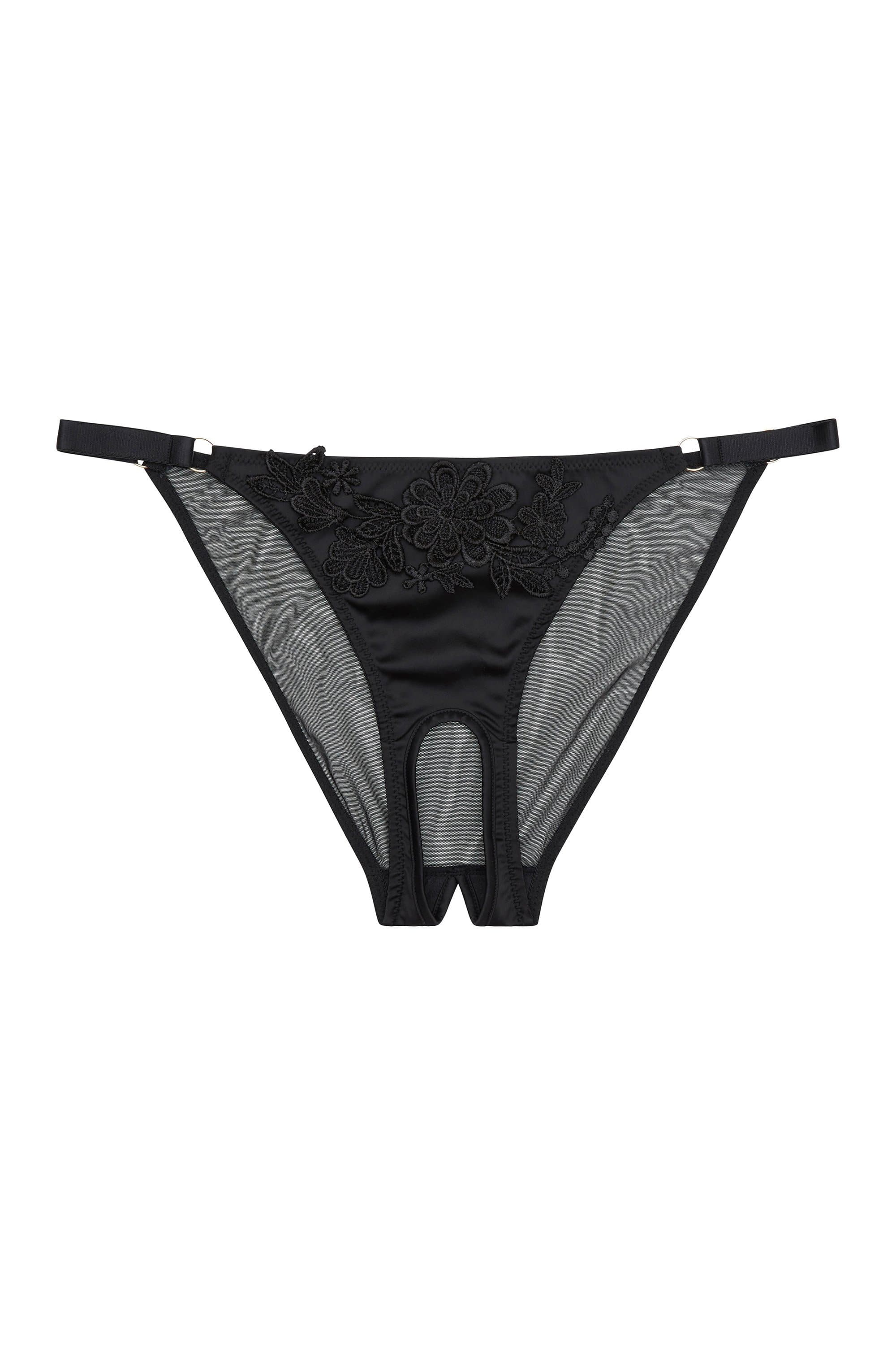 Virginia Guipure Crotchless Tanga Brief - Image 3
