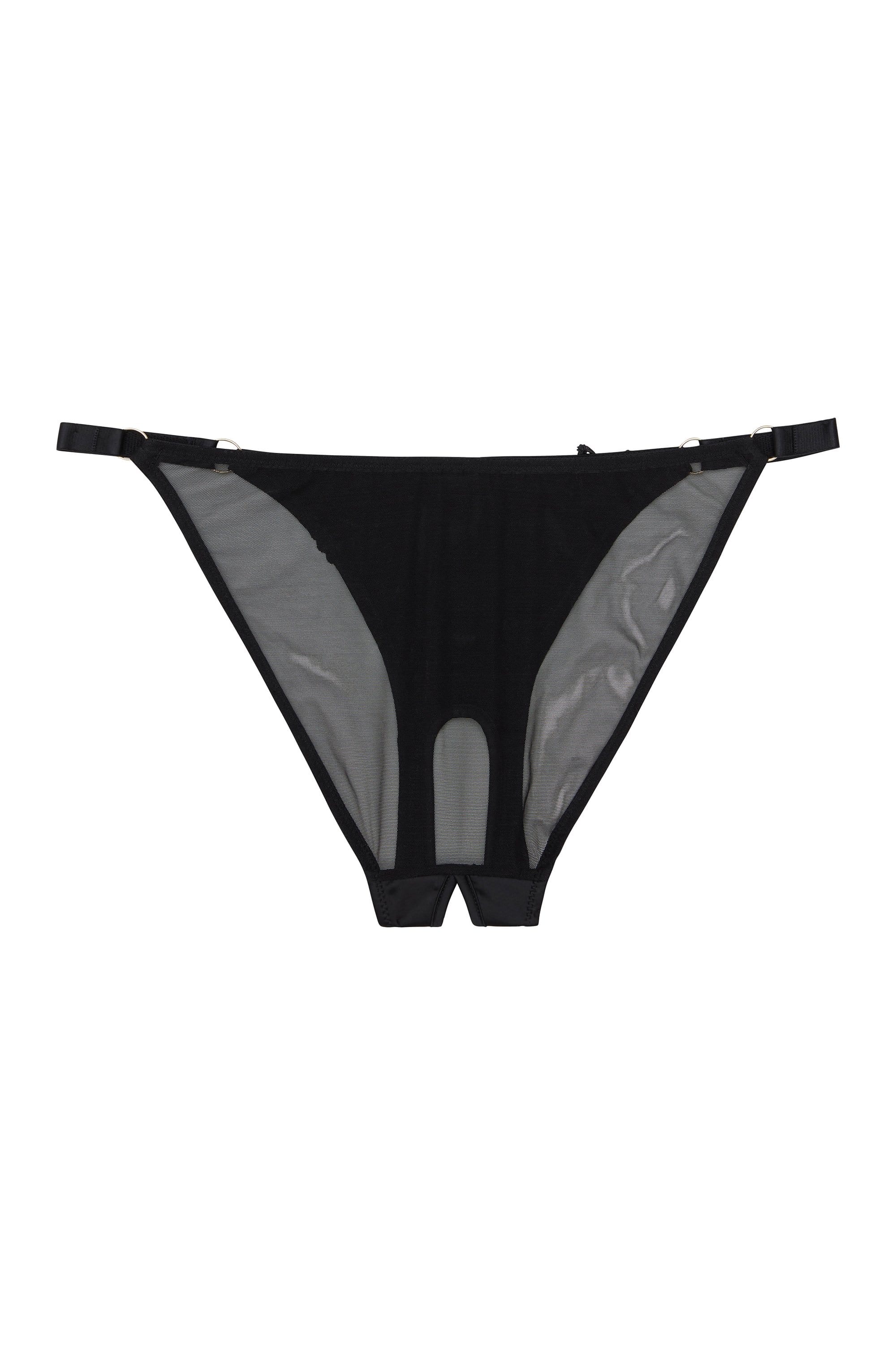 Virginia Guipure Crotchless Tanga Brief - Image 4