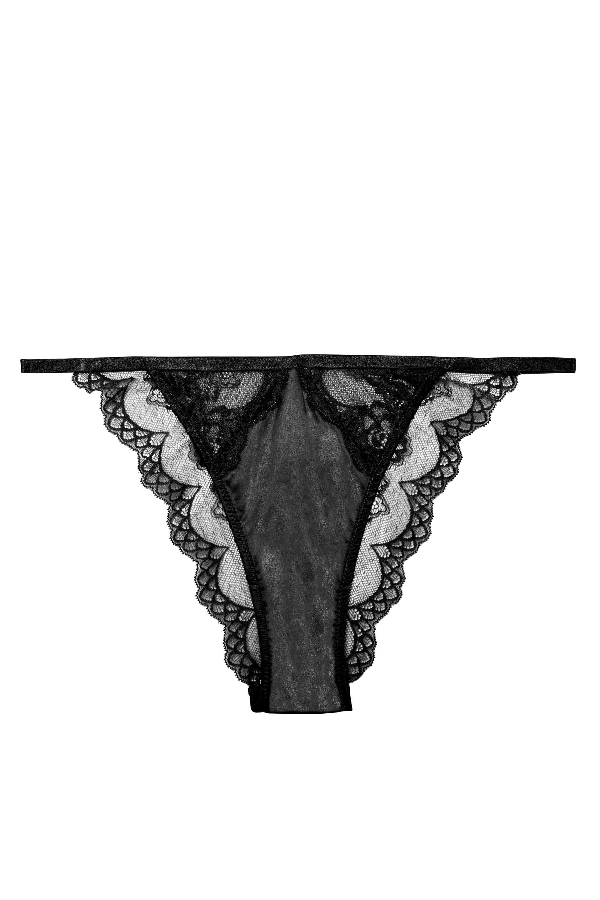 Wish Black Lace Tanga Brief - Image 4