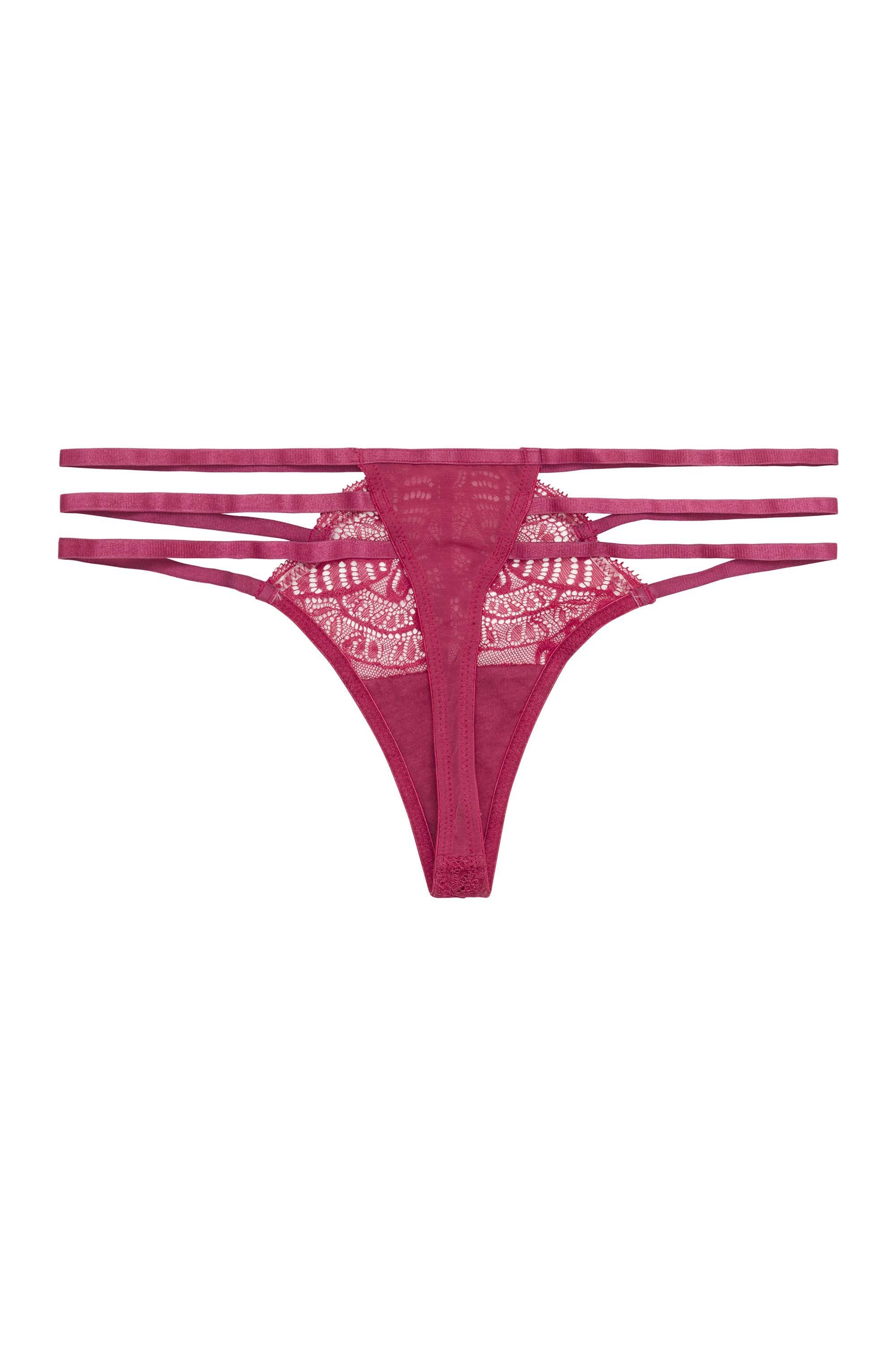Wolf & Whistle Cecile Lace Cut Out Thong - Image 2
