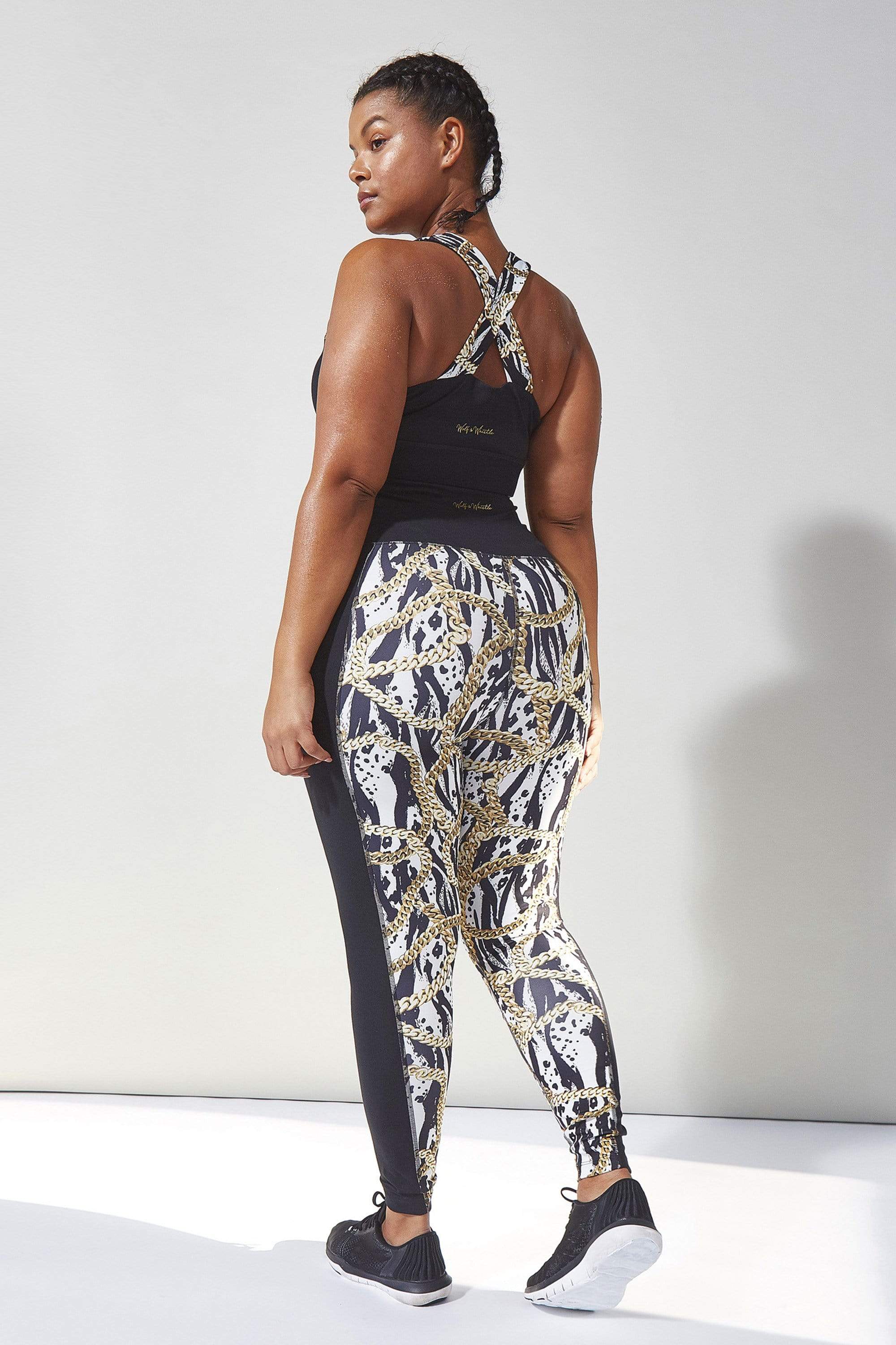Curve Zebra Chain Leggings - Image 2