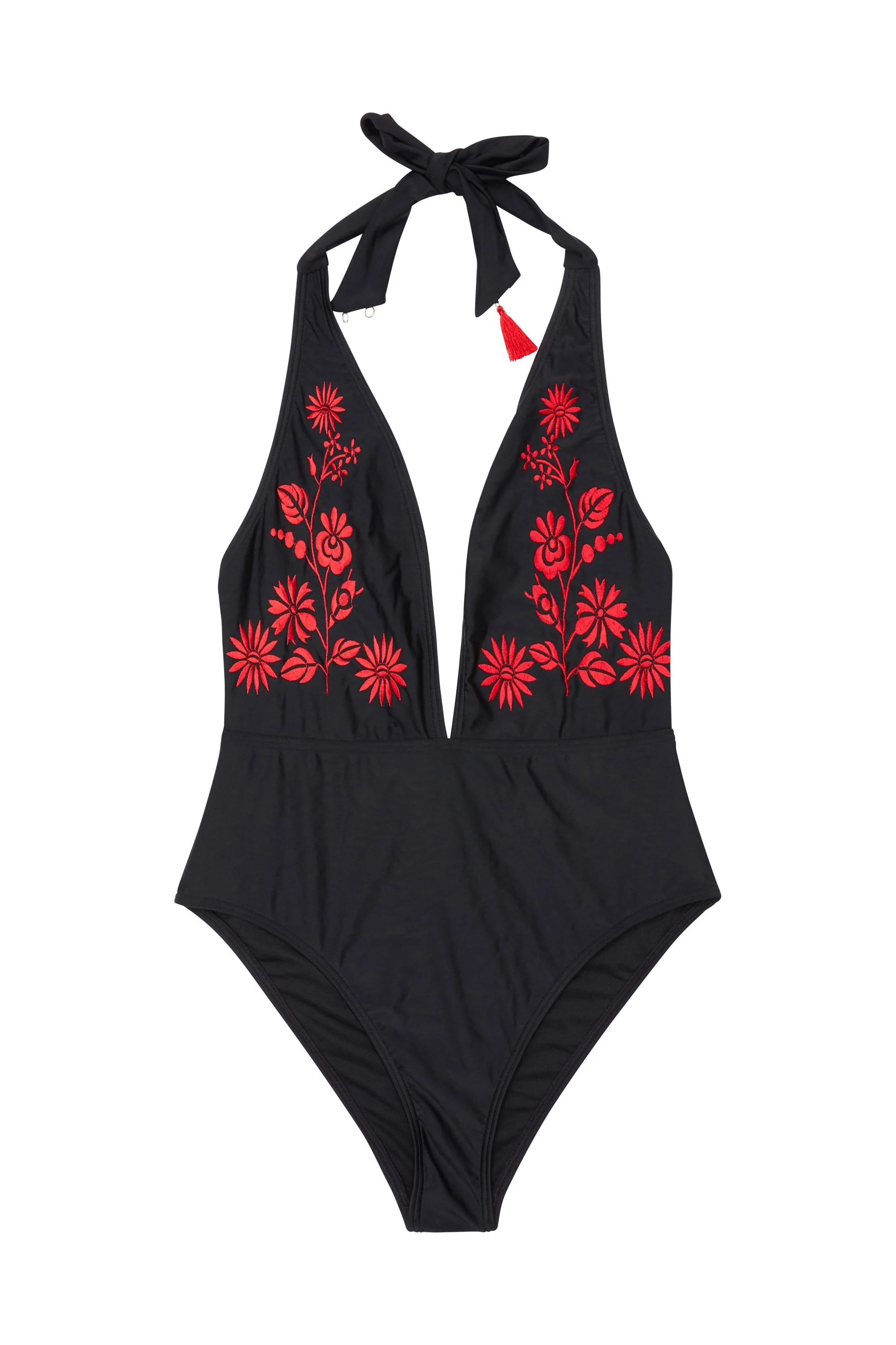 Eco Embroidered tassle swimsuit - Image 3