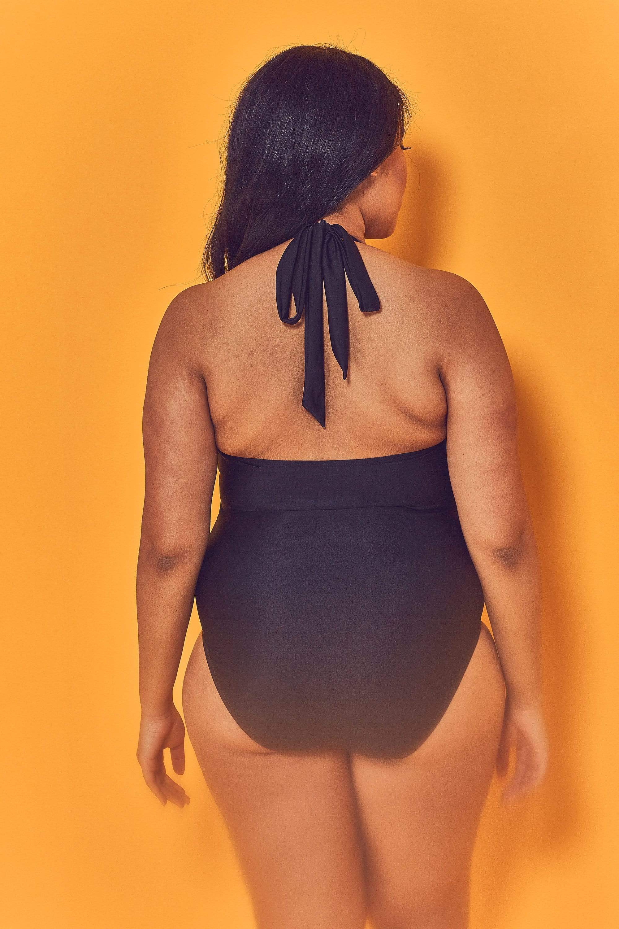 Embroidered Plunge Swimsuit Curve - Image 6