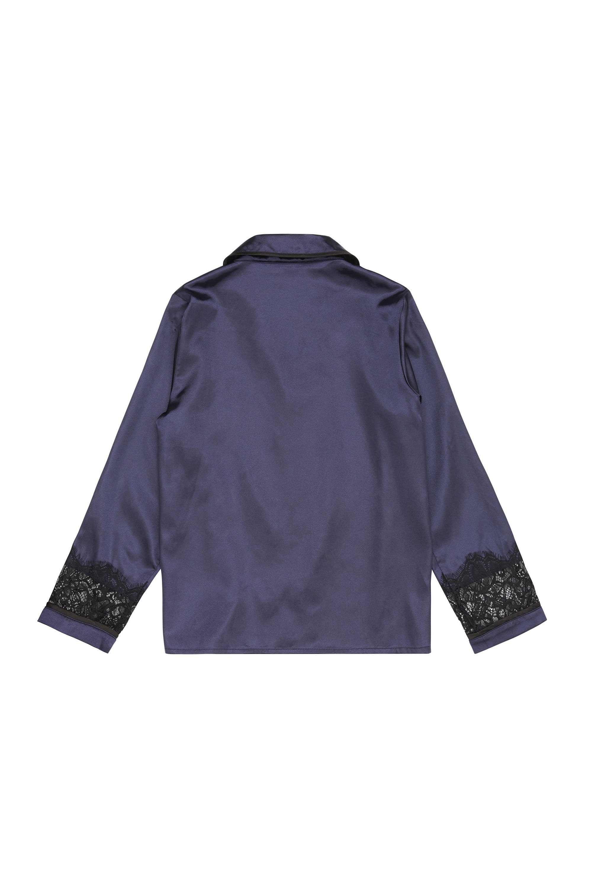 Wolf & Whistle Emmy Satin Lace Trim PJ Set - Image 6