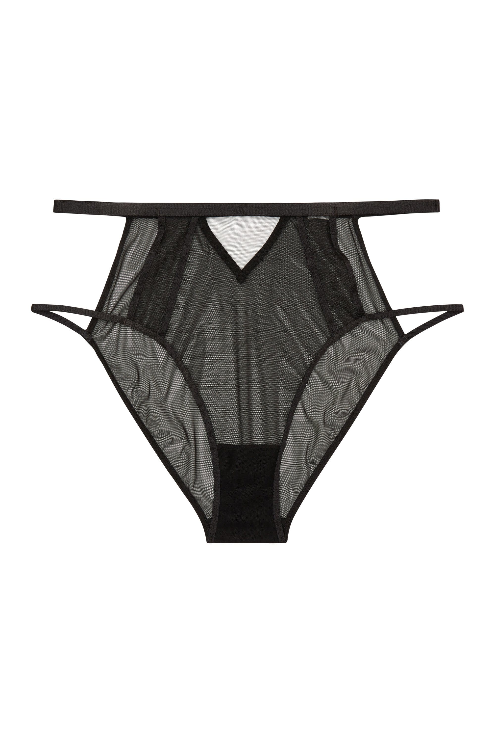 Wolf & Whistle Jade Panelled Cut Out High Waist Brief - Image 3