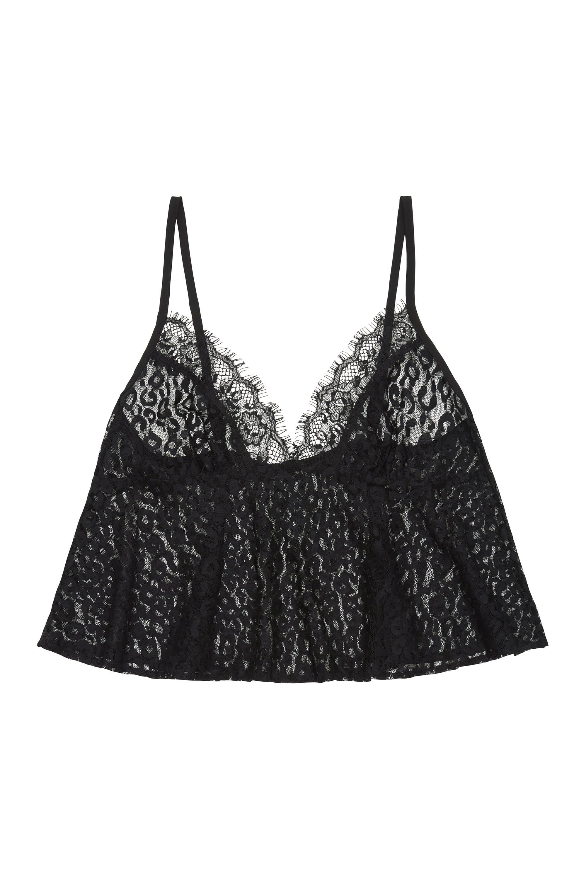 Wolf & Whistle Jenna Leopard Mesh Camisole & Shorts Set - Image 3