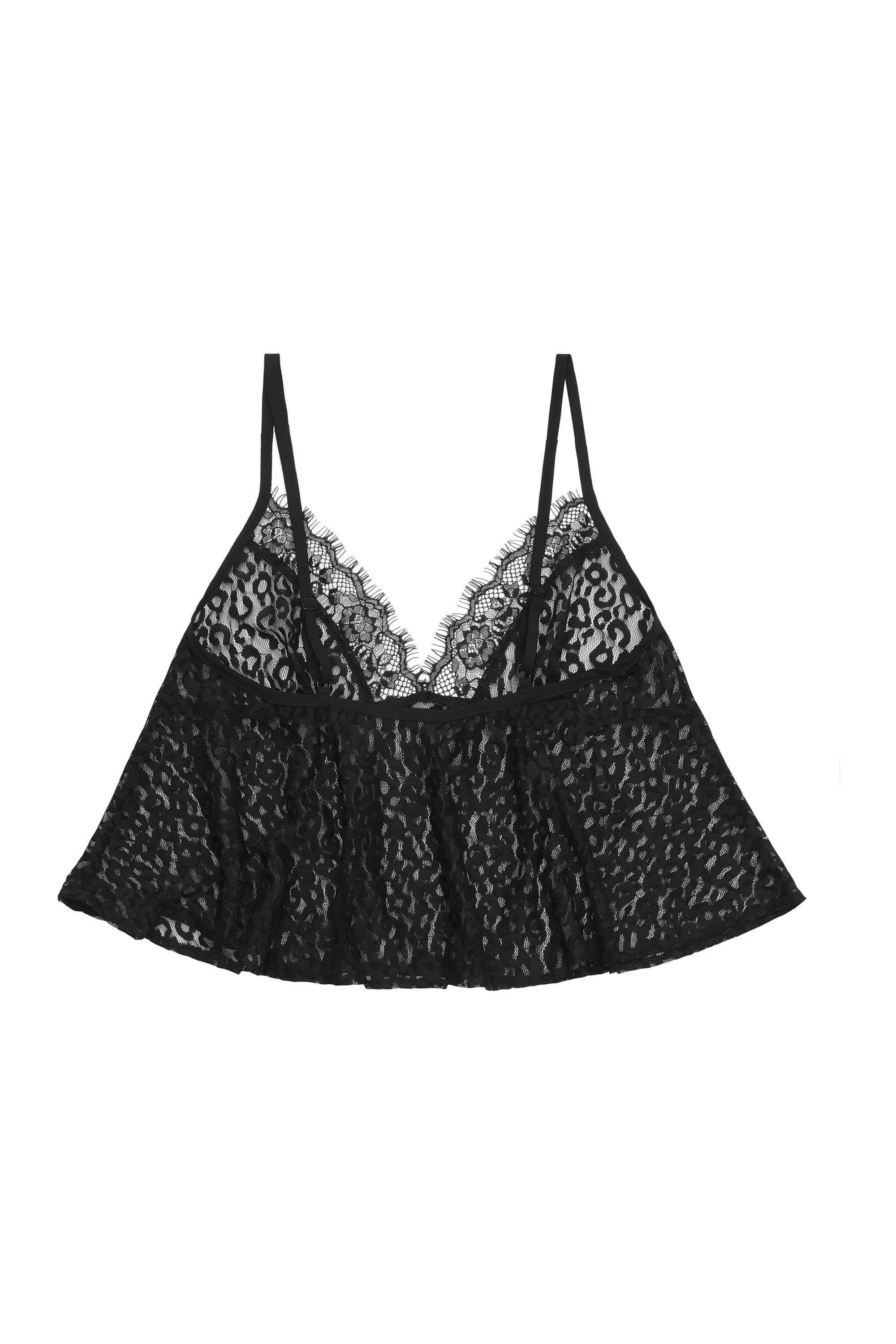 Wolf & Whistle Jenna Leopard Mesh Camisole & Shorts Set - Image 4