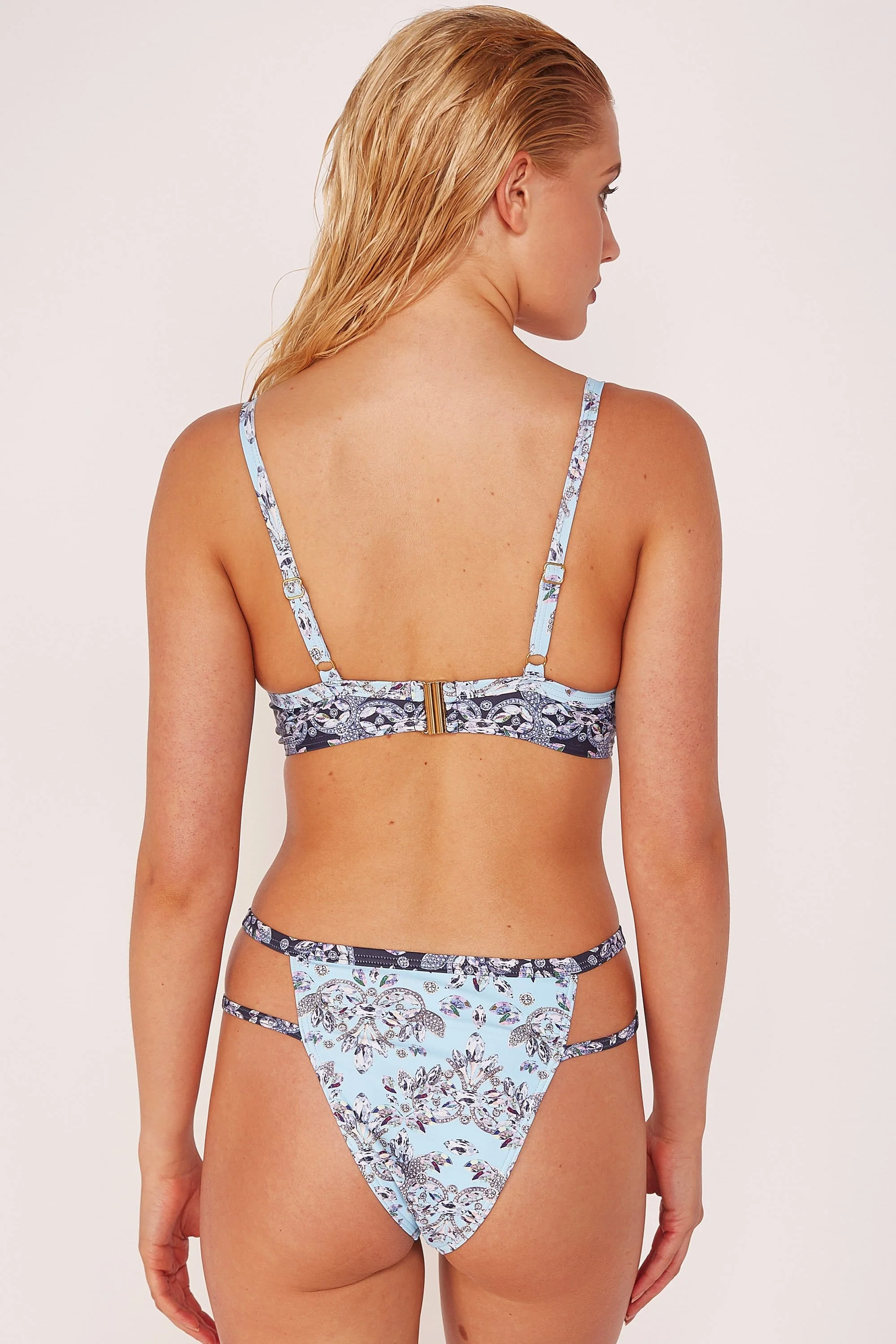 Jewel Baroque Print Bikini Brief - Image 3