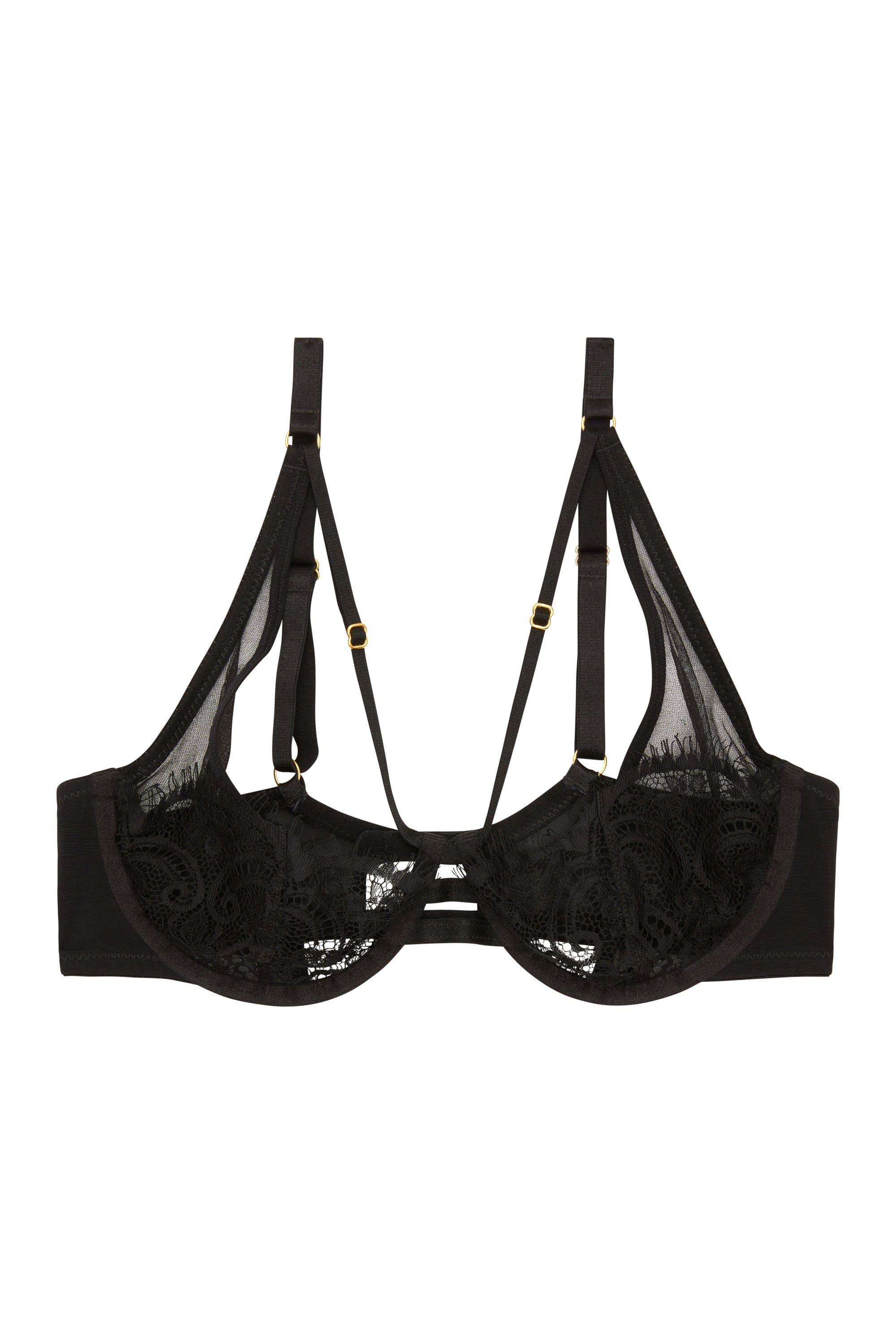 Wolf & Whistle Layla Lace Overlay High Apex Bra B - G - Image 2