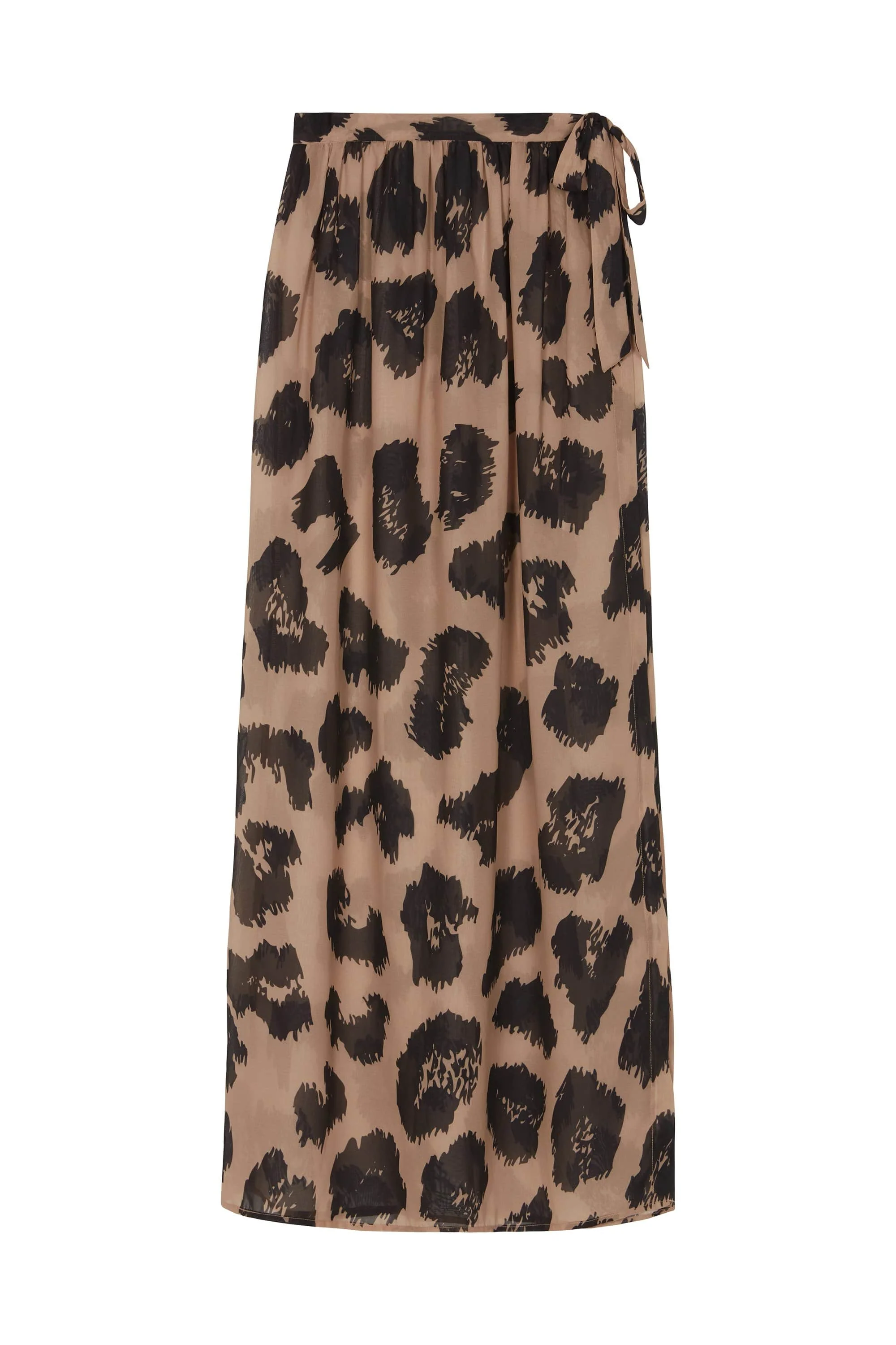 Wolf & Whistle Leopard Wrap Beach Skirt - Image 3
