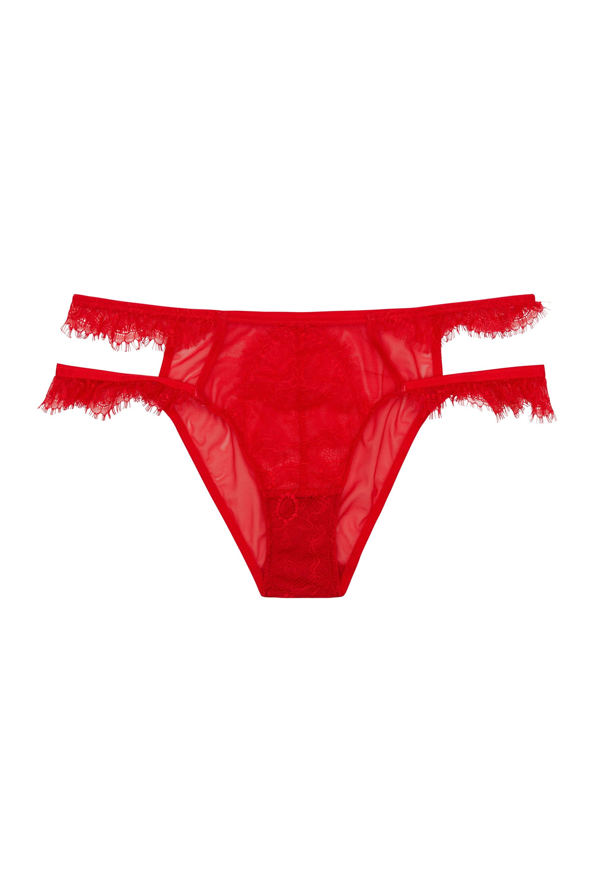 Megan Red Lace Brief - Image 3