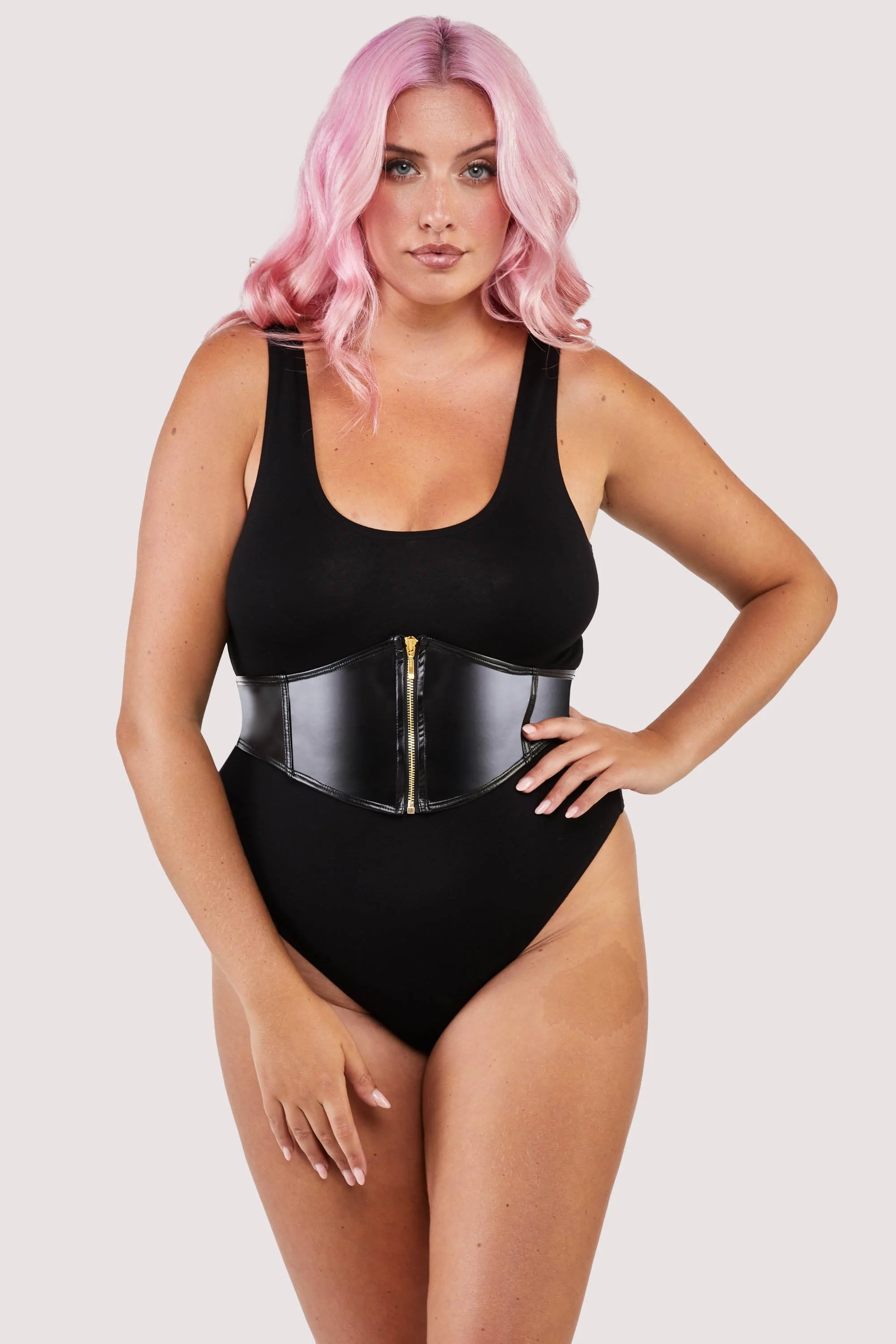 Melody jersey body with PU panel - Image 5