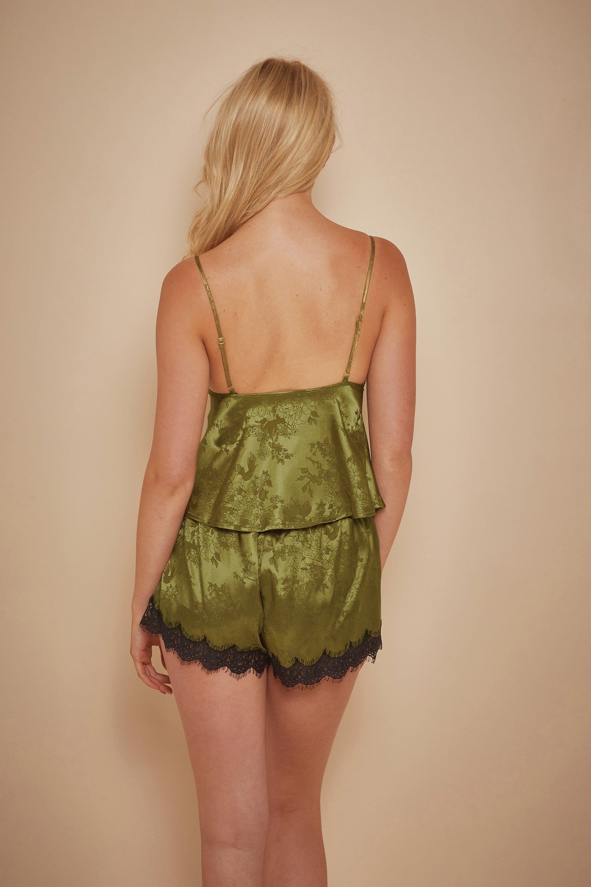 Wolf & Whistle Olive PJ Set - Image 2