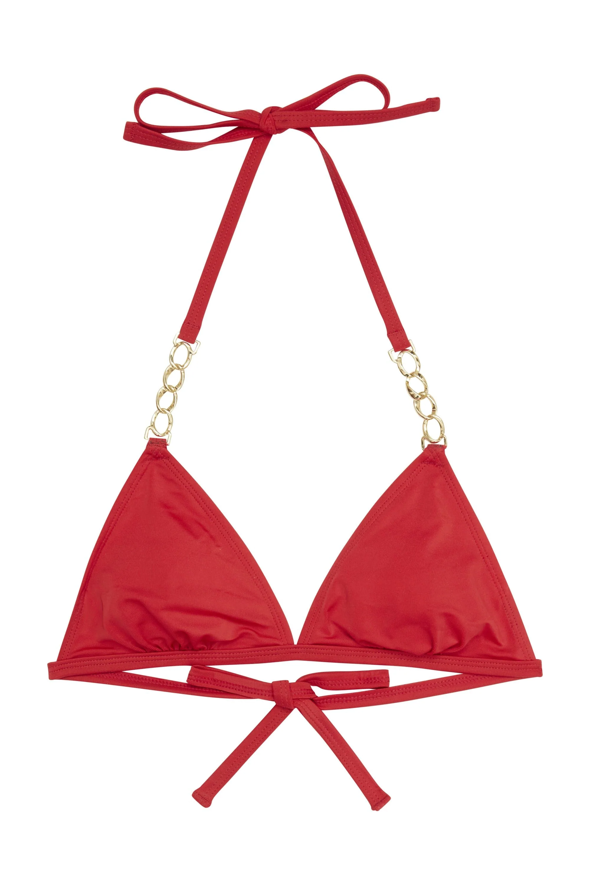 Red chain triangle top - Image 3