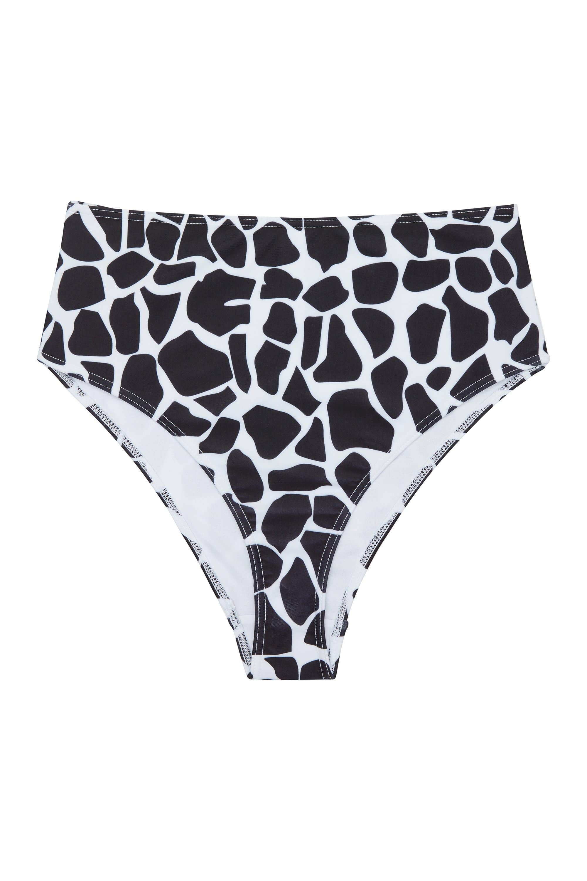 White Eco Giraffe High Waist Brief - Image 4