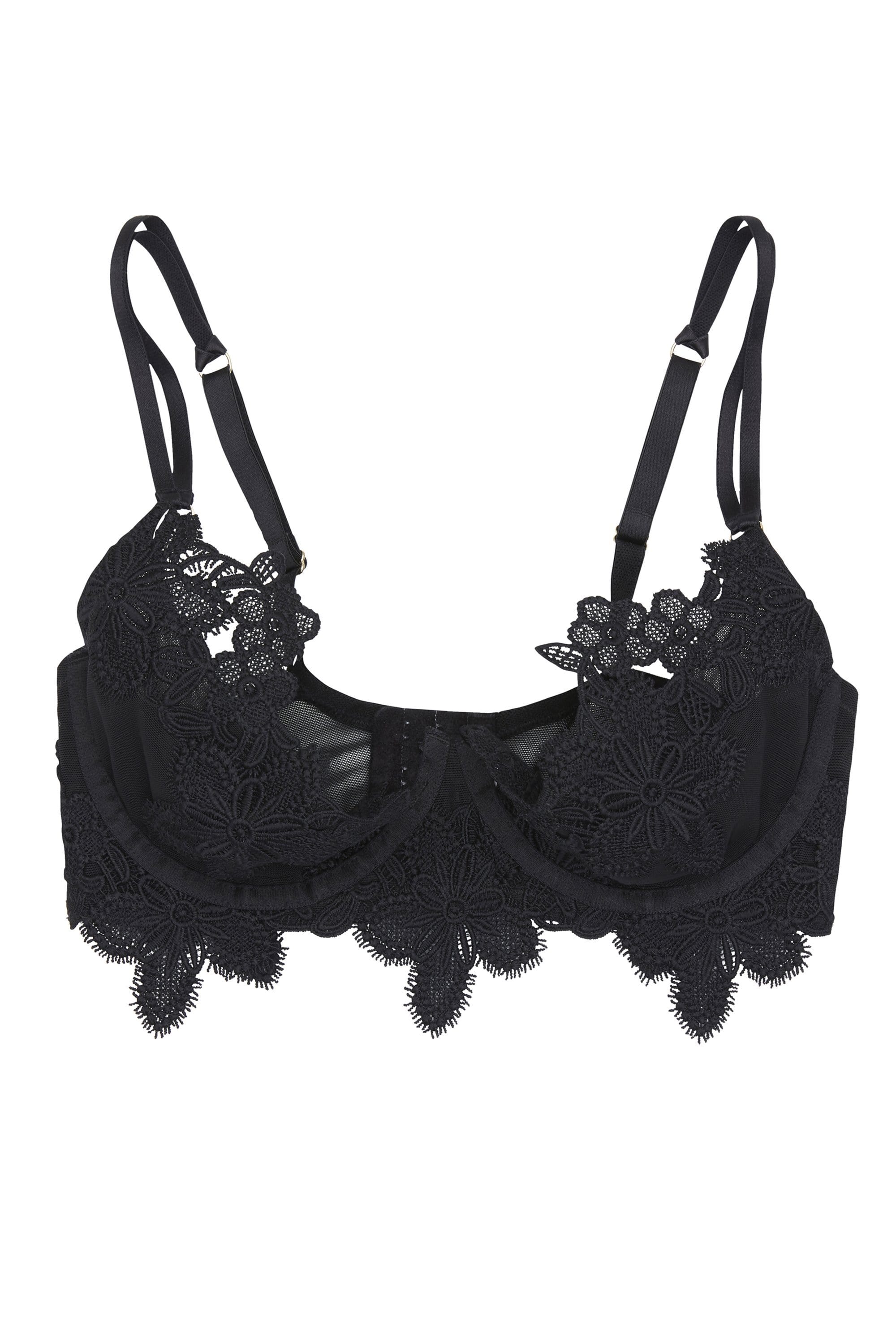 WW x Charlotte McKinney Alyssa Floral Applique Bra B - G - Image 4