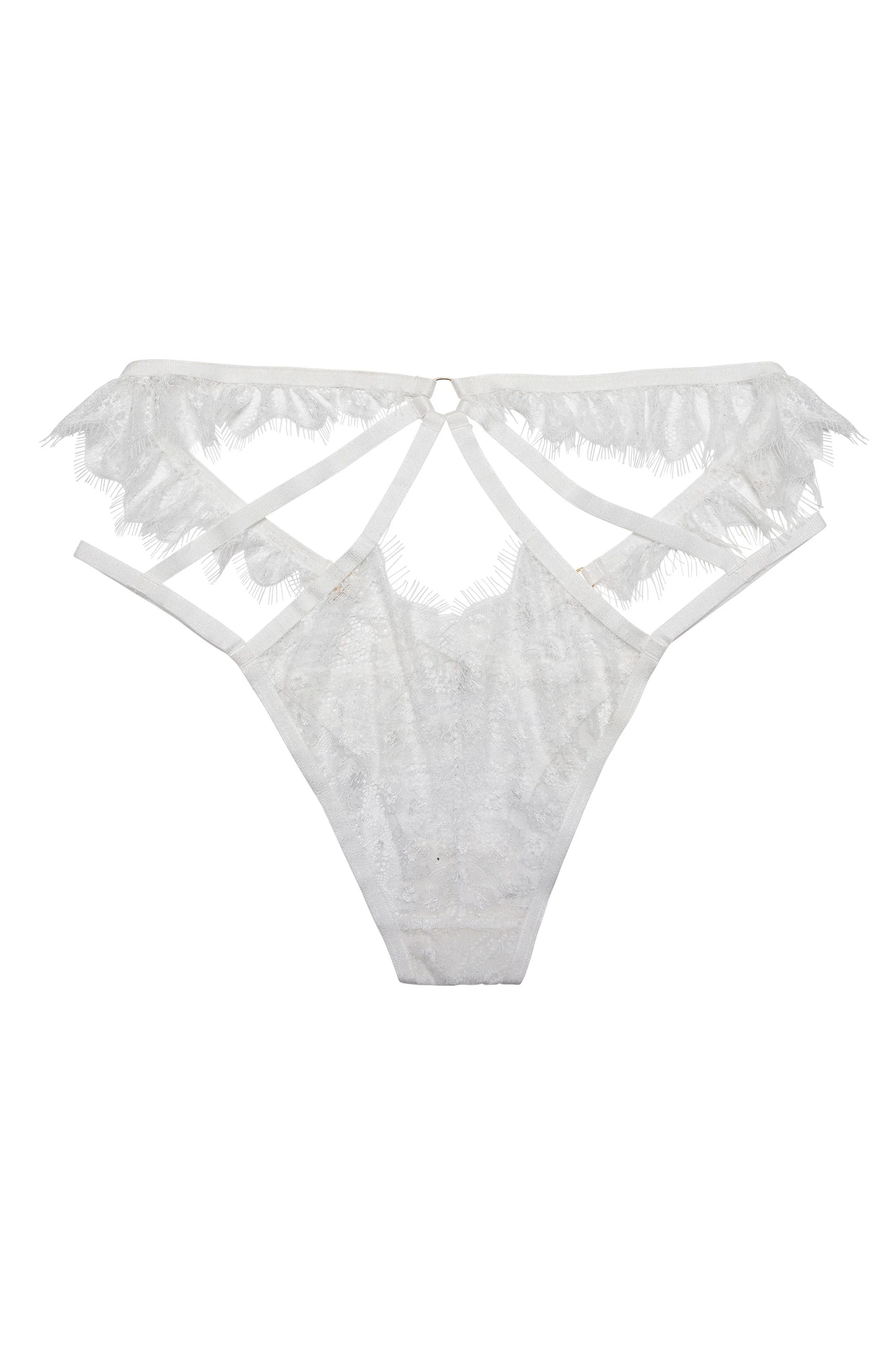 Chantal White Brazilian Brief - Image 6