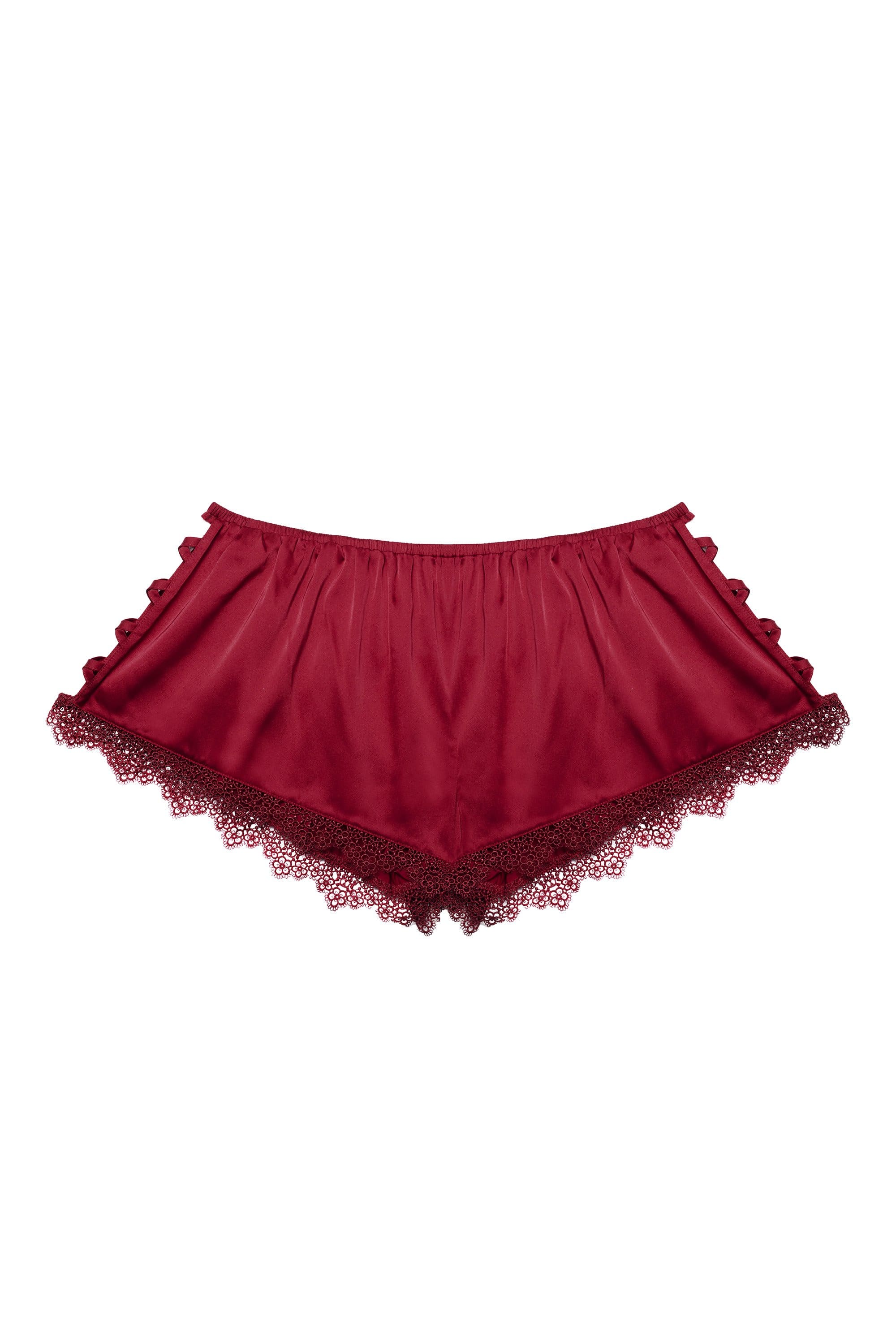 Tinley Red Criss Cross Cami & short - Image 3
