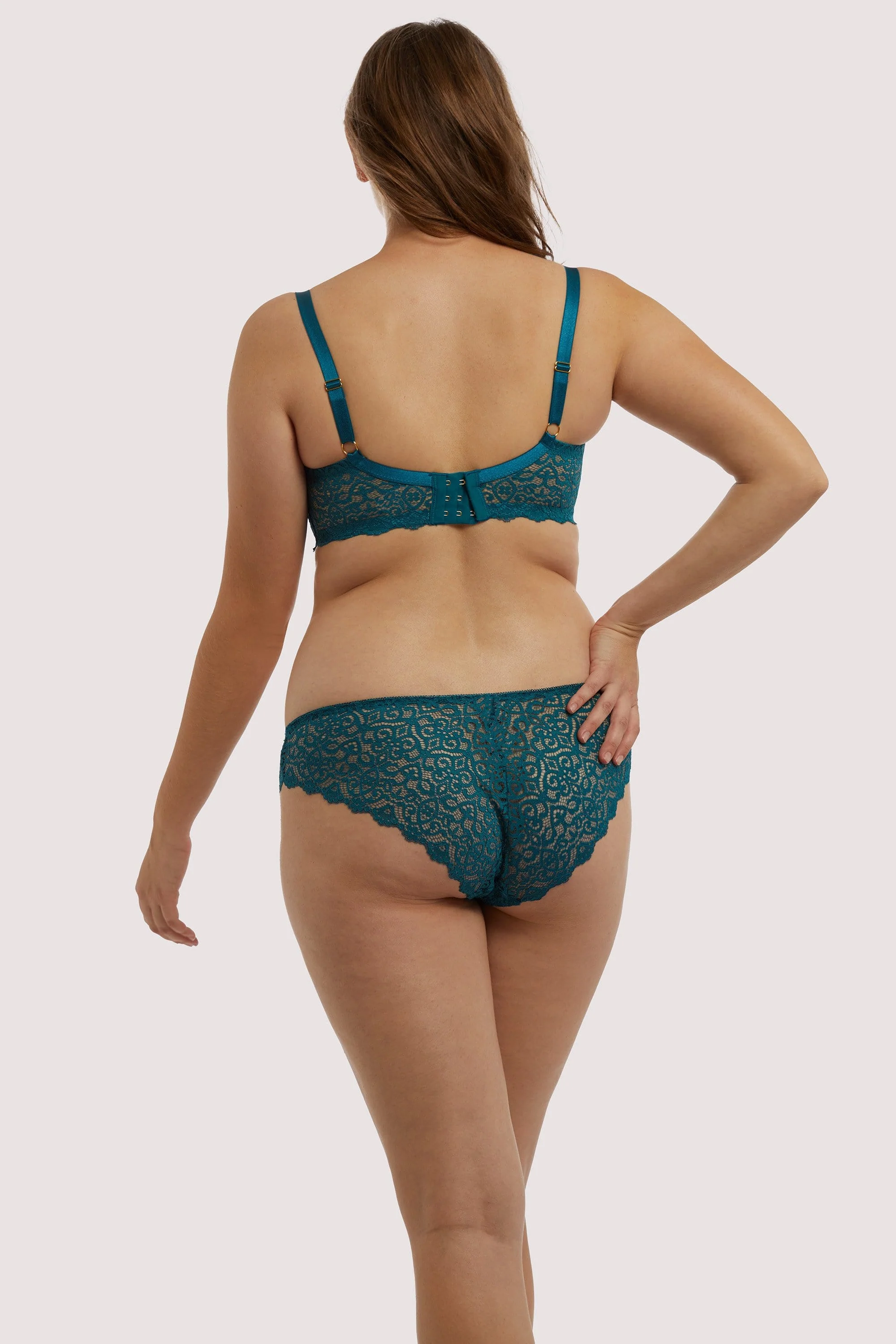 Ariana Teal Everyday Lace Brief - Image 6