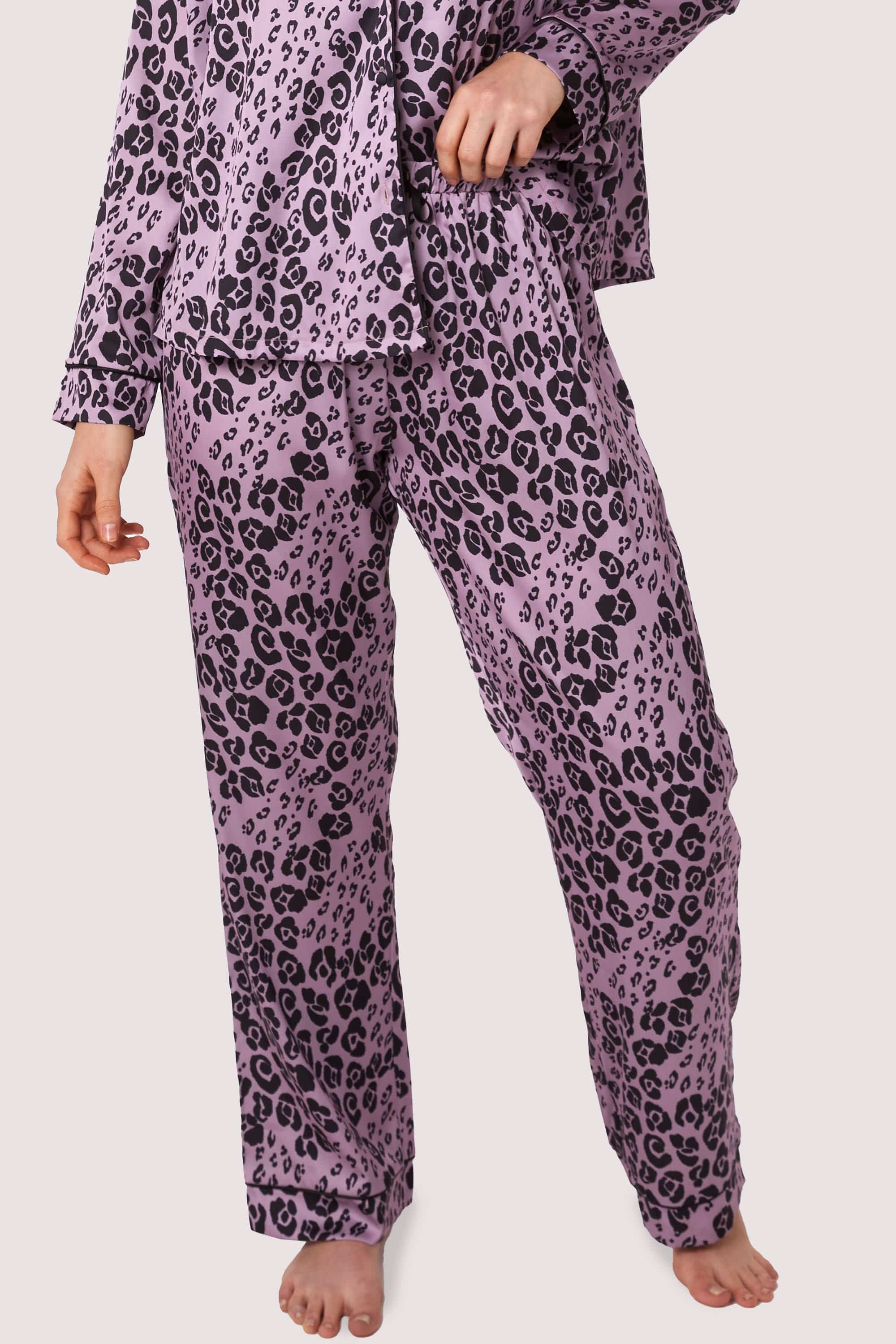 Kaylee Long Sleeve Lilac Animal PJs - Image 4