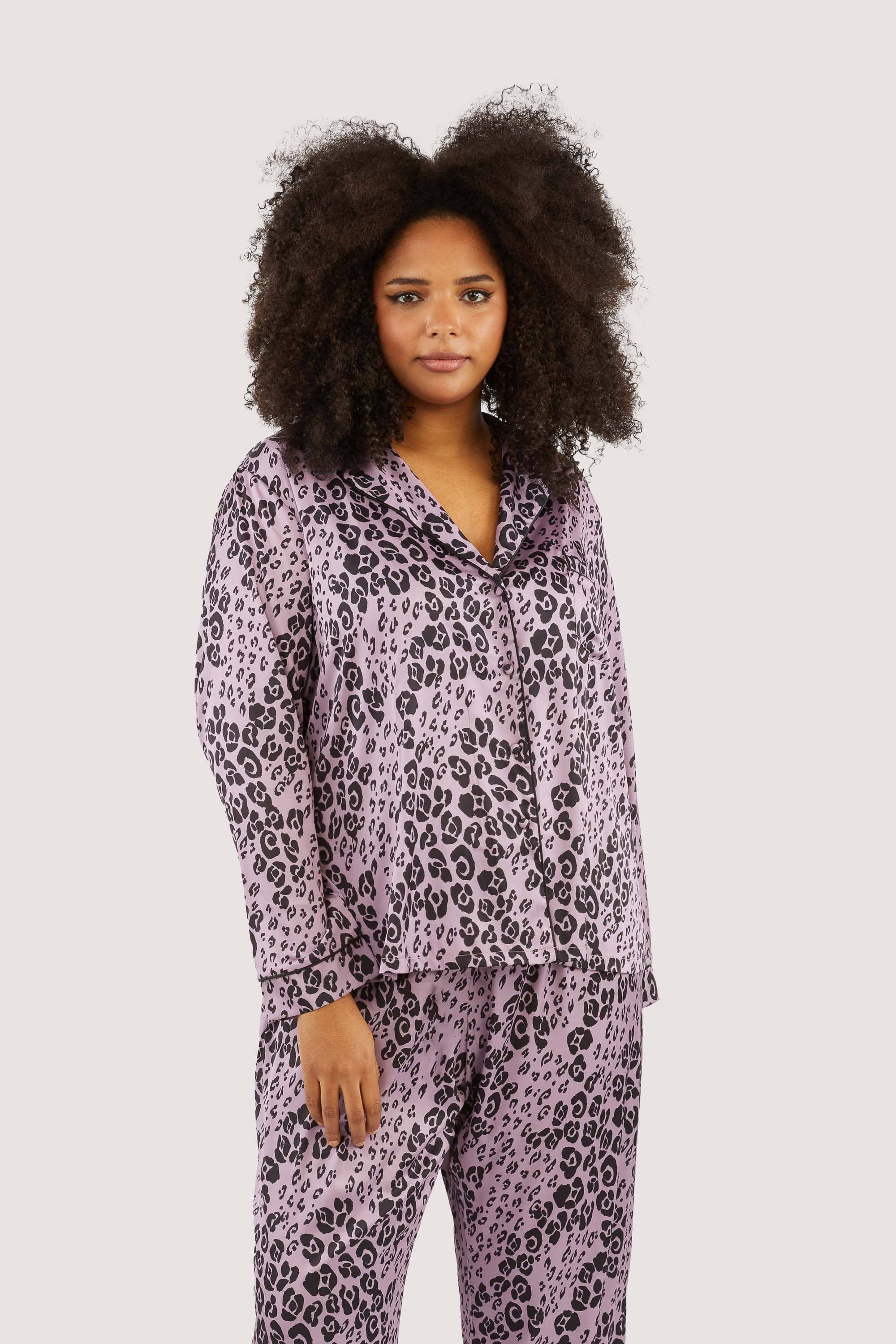 Kaylee Long Sleeve Lilac Animal PJs - Image 8