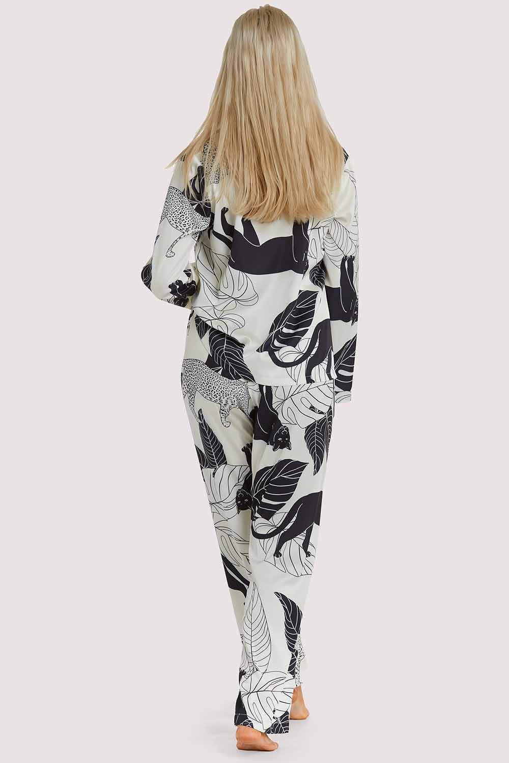Panther Print Satin Pyjama Set - Image 4