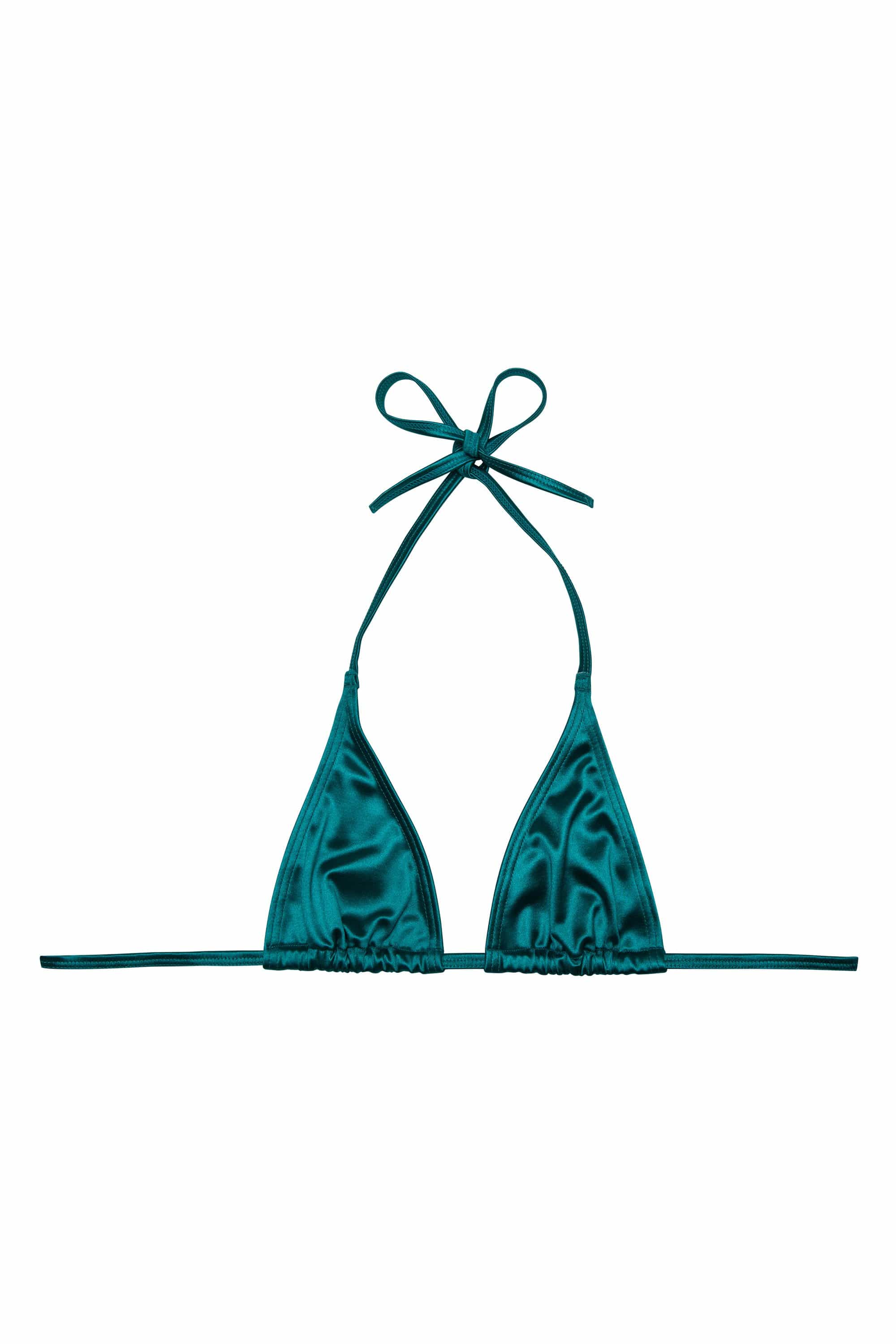 Wolf & Whistle Hannah Teal Triangle Bikini Top - Image 6